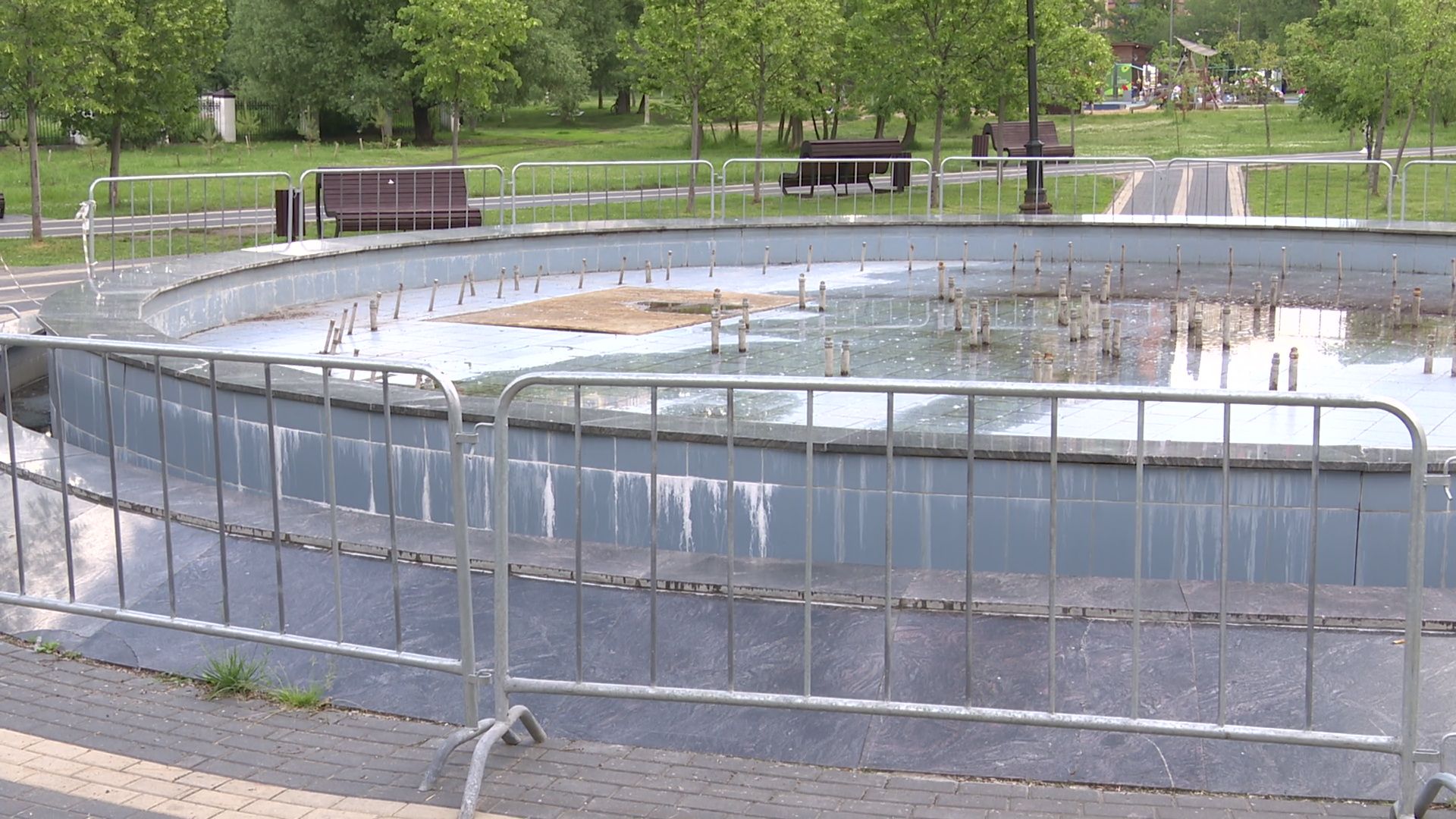 Реутов, парк, фонтан, реконструкция,вода,