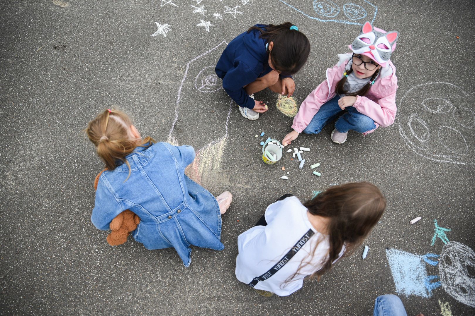 Бронницы, Космос, Гимназия имени Пушкина, Рисунок на асфальте, Умные каникулы,