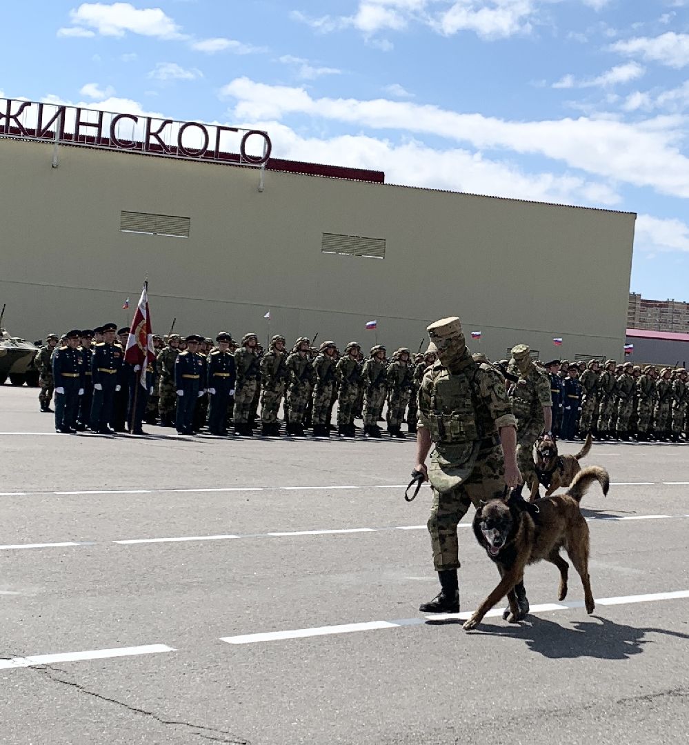 Балашиха, Подмосковье, 100 лет Дивизии имени Ф Э Дзержинского, Росгвардия, Орден Суворова, Выставка современных образцов вооружения и техники и трофеев из зоны СВО,