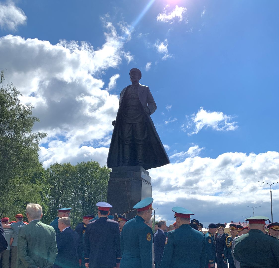 Балашиха, Подмосковье, Открытие памятника Феликсу Дзержинскому, 100 лет дивизии имени Феликса Дзержинского,