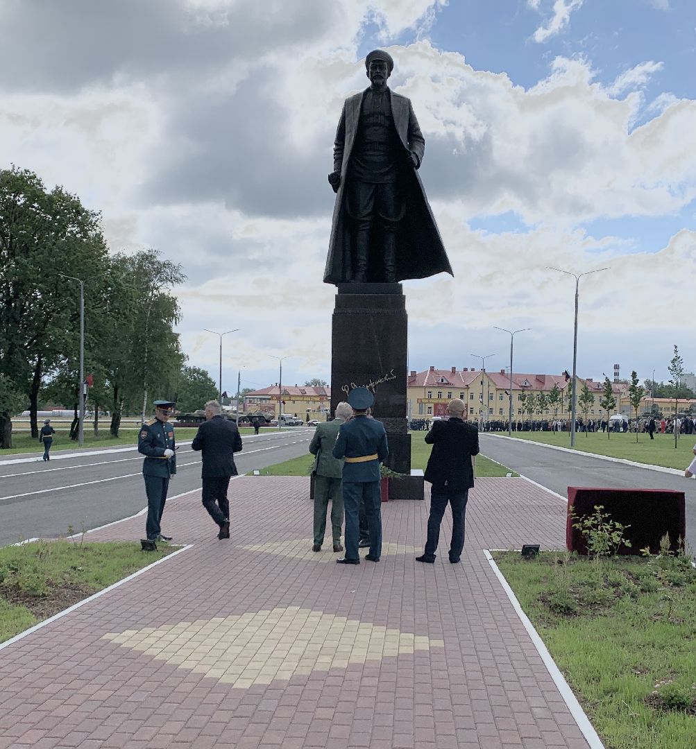 Балашиха, Подмосковье, Открытие памятника Феликсу Дзержинскому, 100 лет дивизии имени Феликса Дзержинского,