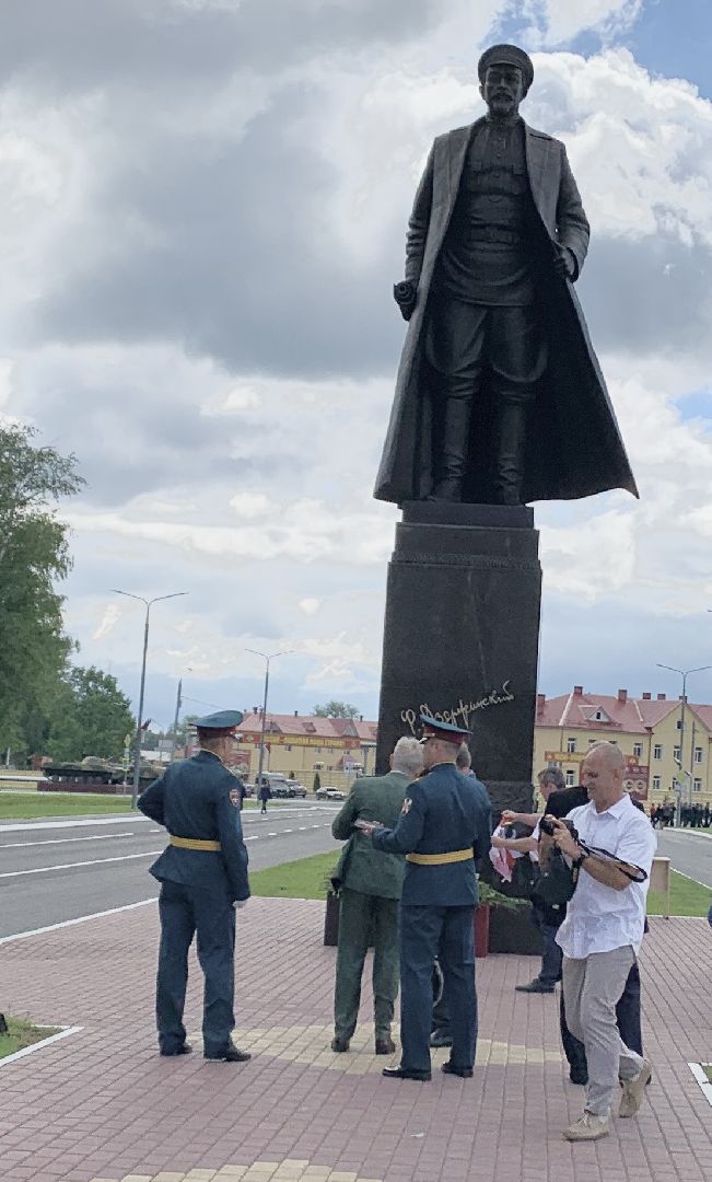 Балашиха, Подмосковье, Открытие памятника Феликсу Дзержинскому, 100 лет дивизии имени Феликса Дзержинского,