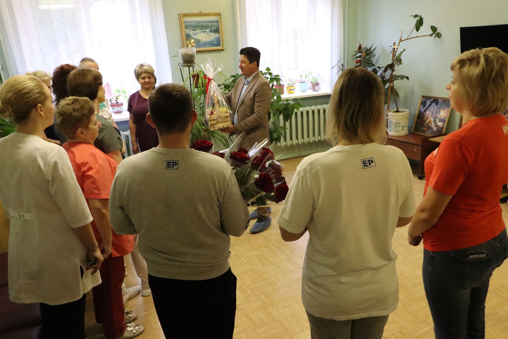 Серебряные Пруды, глава поздравил медиков, серебряно-прудская больница, здравоохранение, День медицинского работника,