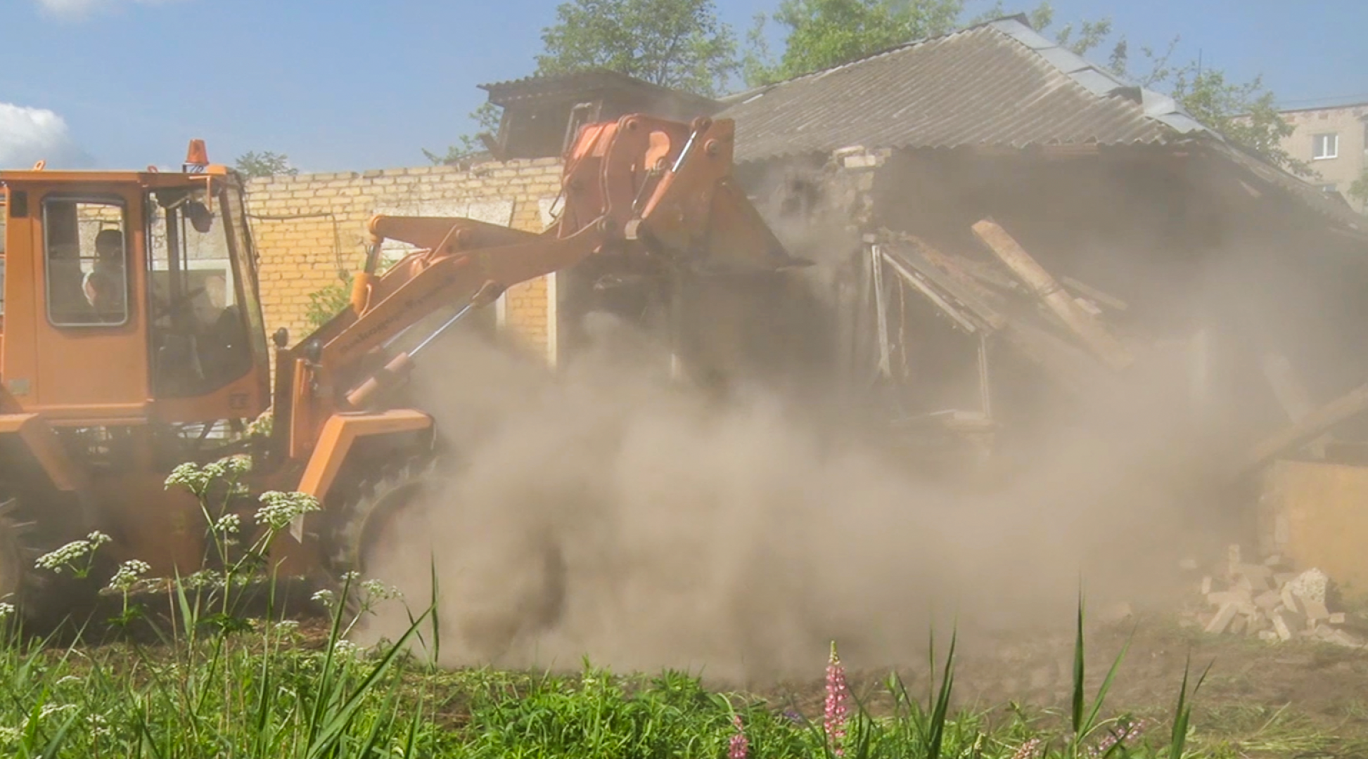 Клин, общество, ЖКХ, снос здания,