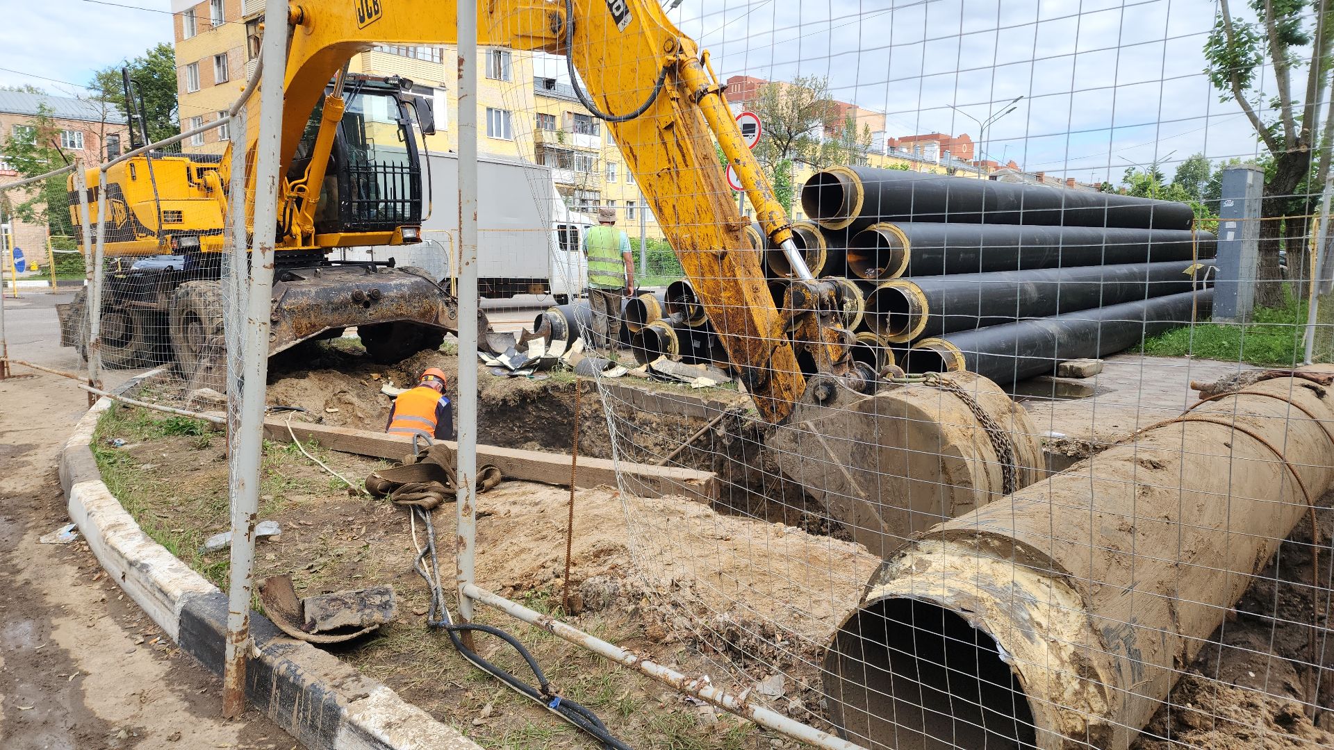 электросталь, жкх, теплосеть, ремонт теплотрассы, отопительный сезон, отопительный сезон 2024-2025, котельная,