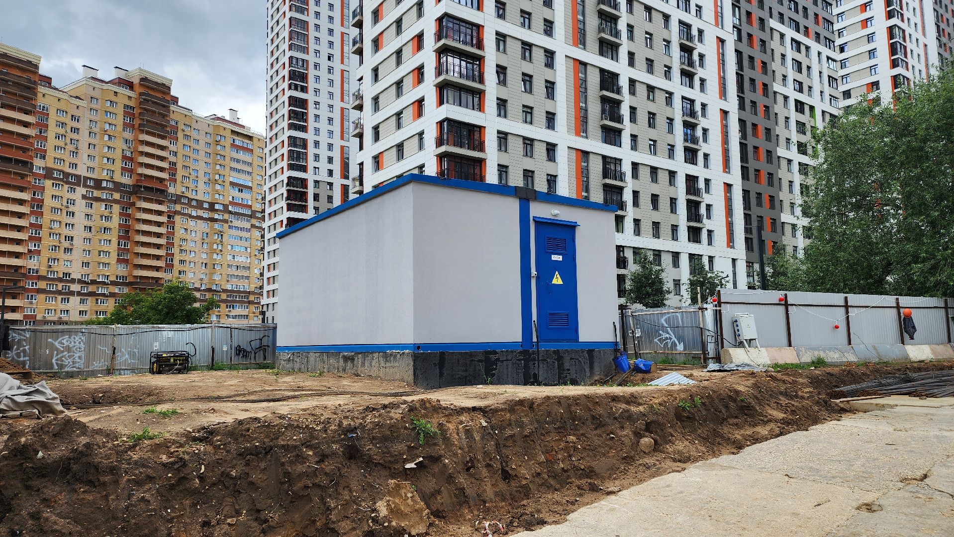 вок, строительство школы,