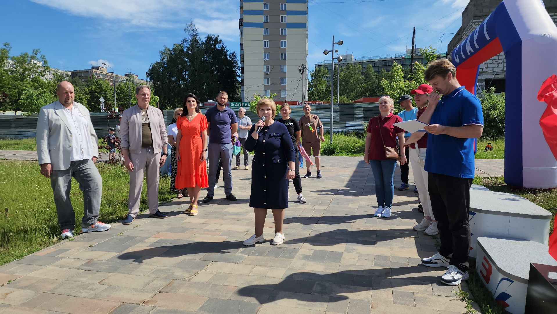 пушкино, забег, день медработника, спорт для всех, мероприятие, соревнование,