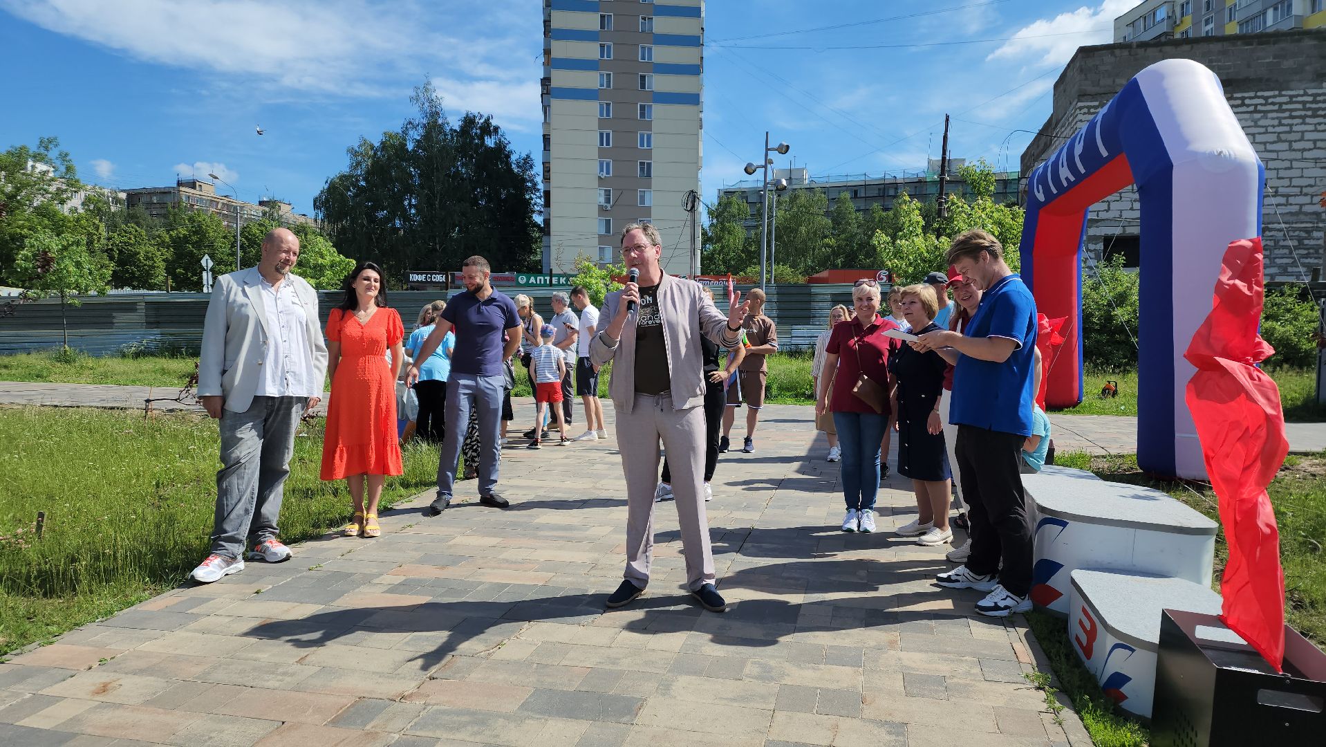 пушкино, забег, день медработника, спорт для всех, мероприятие, соревнование,