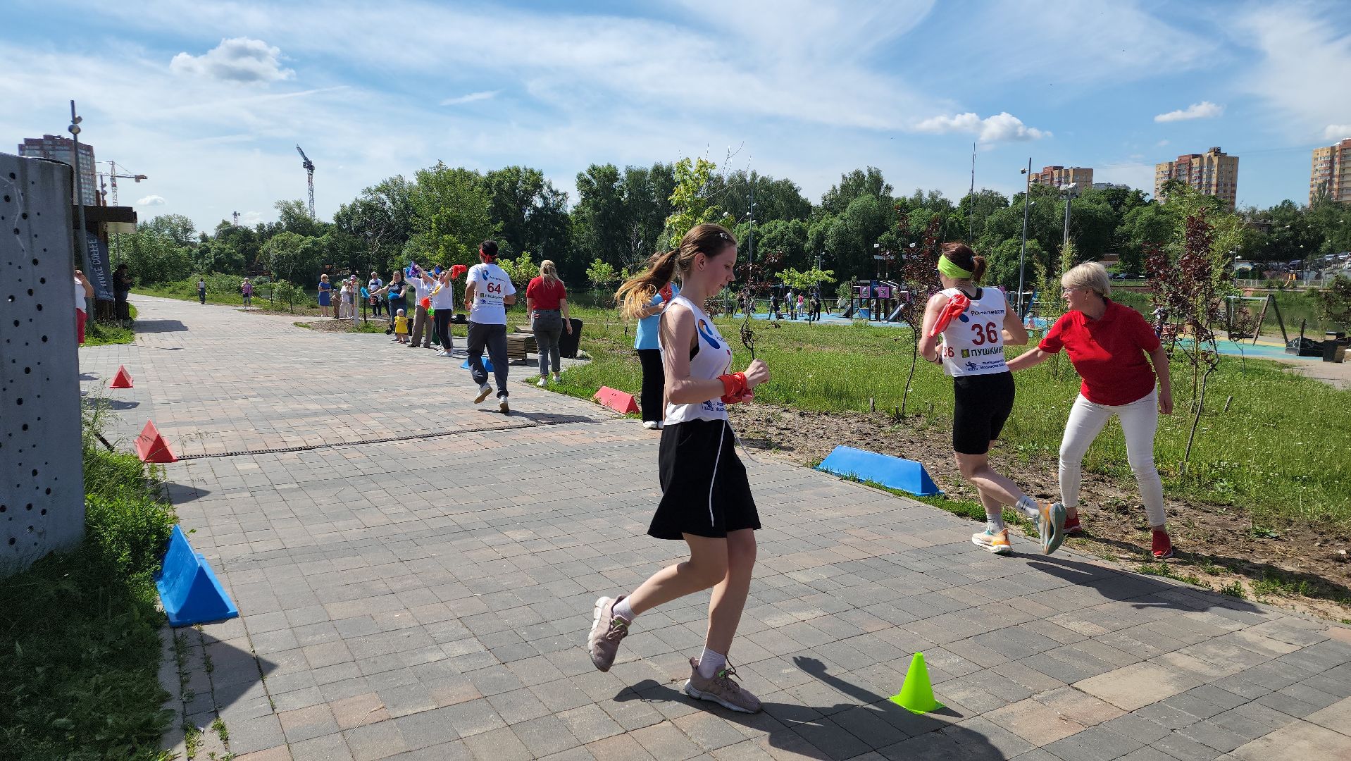 пушкино, забег, день медработника, спорт для всех, мероприятие, соревнование,