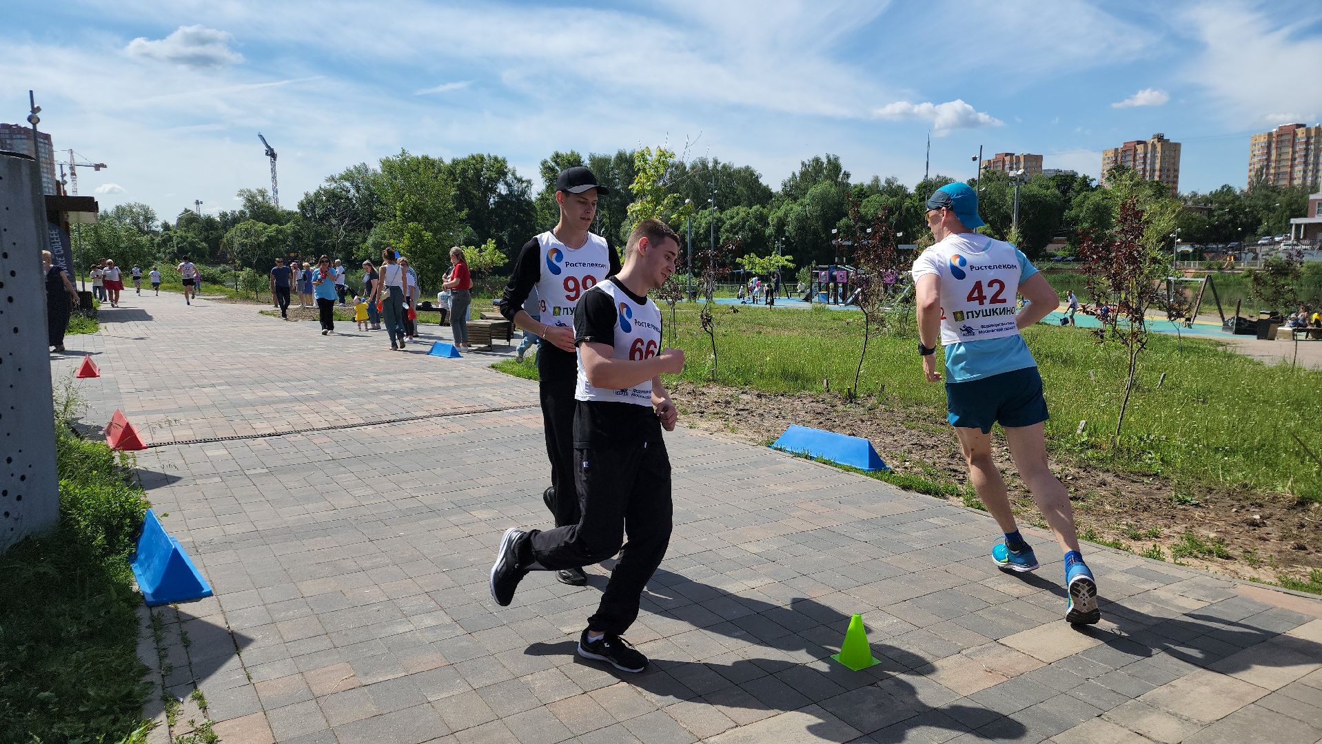 пушкино, забег, день медработника, спорт для всех, мероприятие, соревнование,