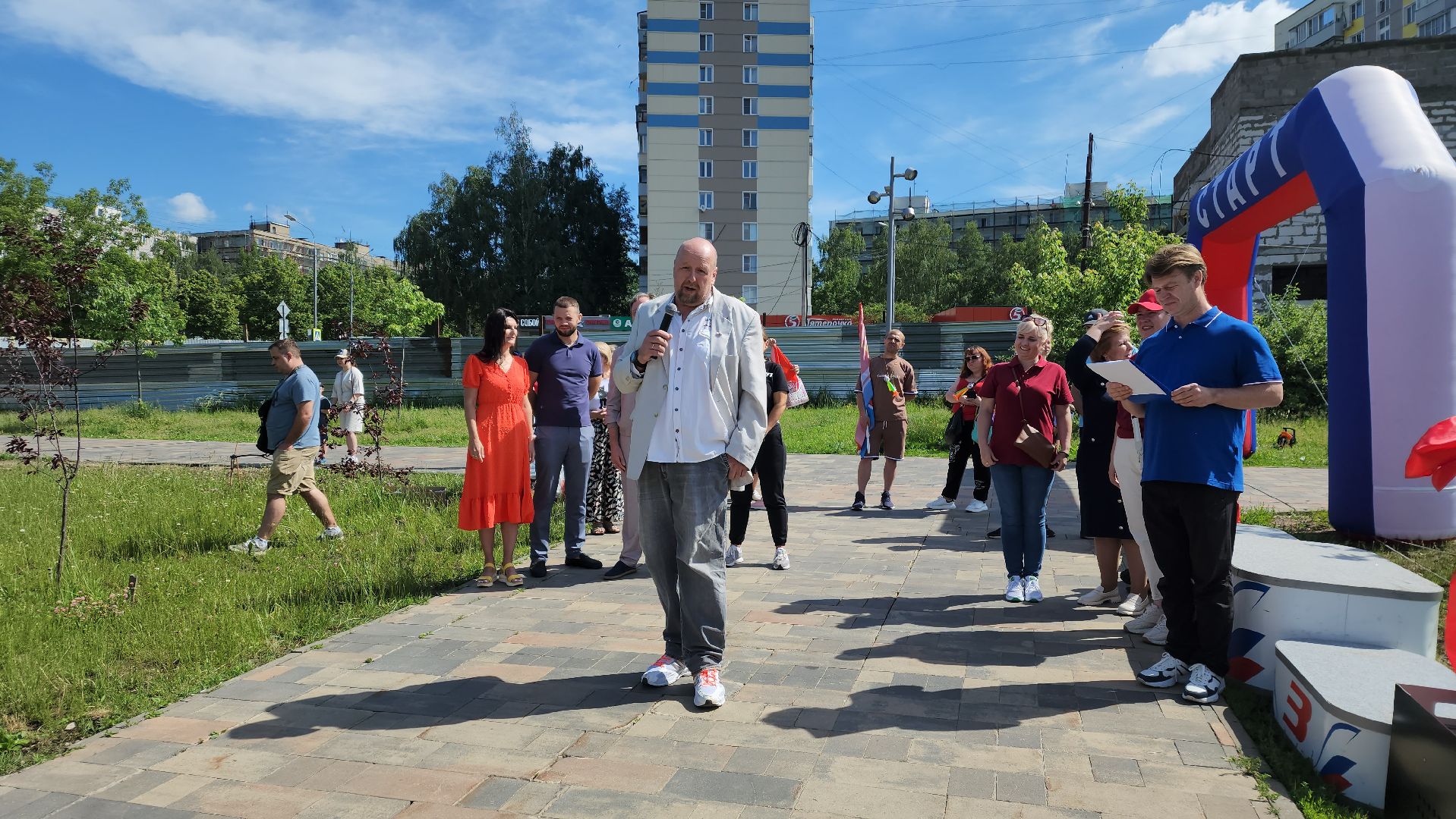 пушкино, забег, день медработника, спорт для всех, мероприятие, соревнование,