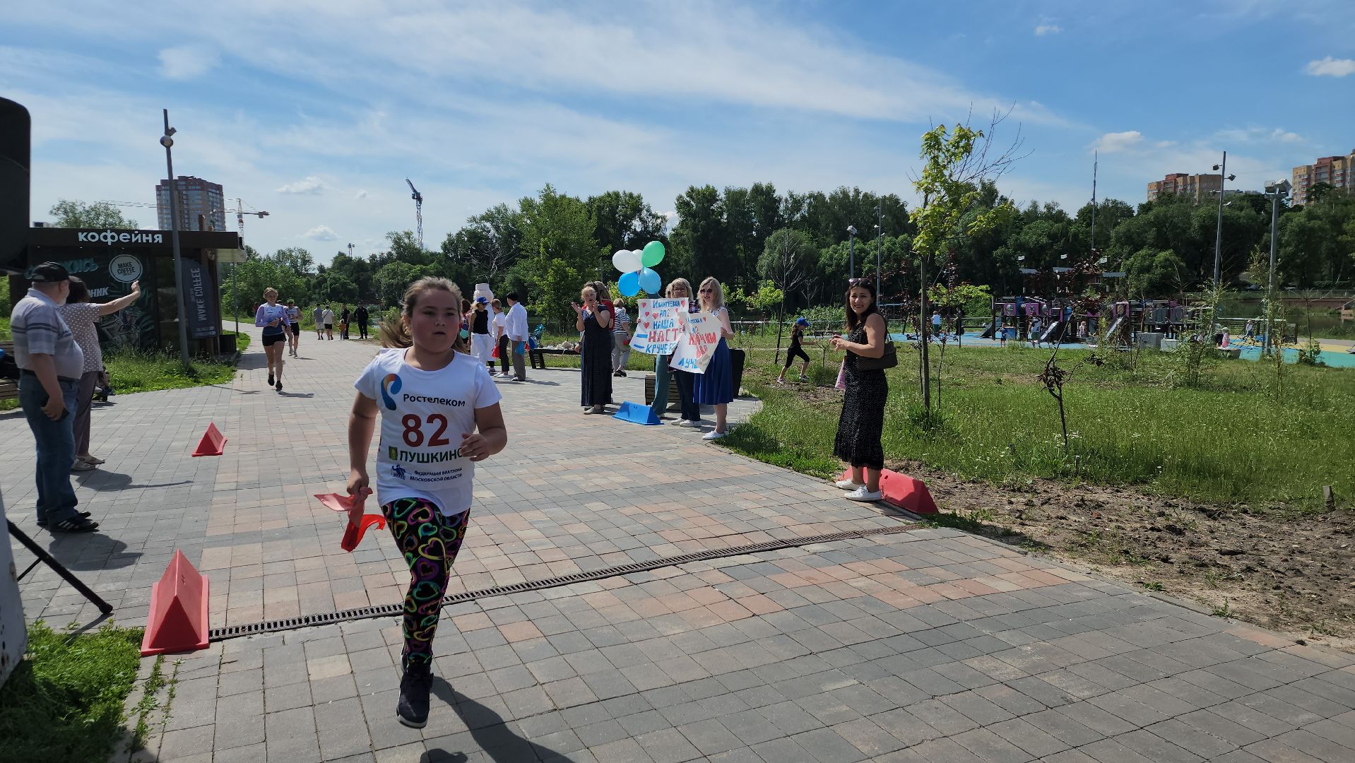 пушкино, забег, день медработника, спорт для всех, мероприятие, соревнование,