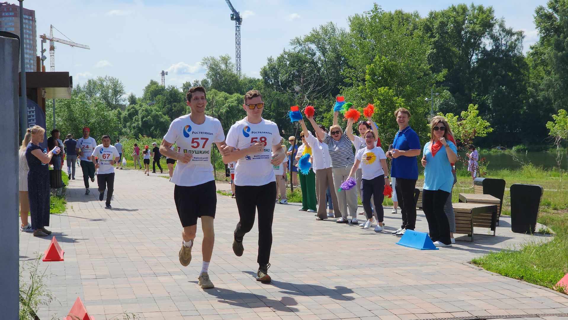 пушкино, забег, день медработника, спорт для всех, мероприятие, соревнование,