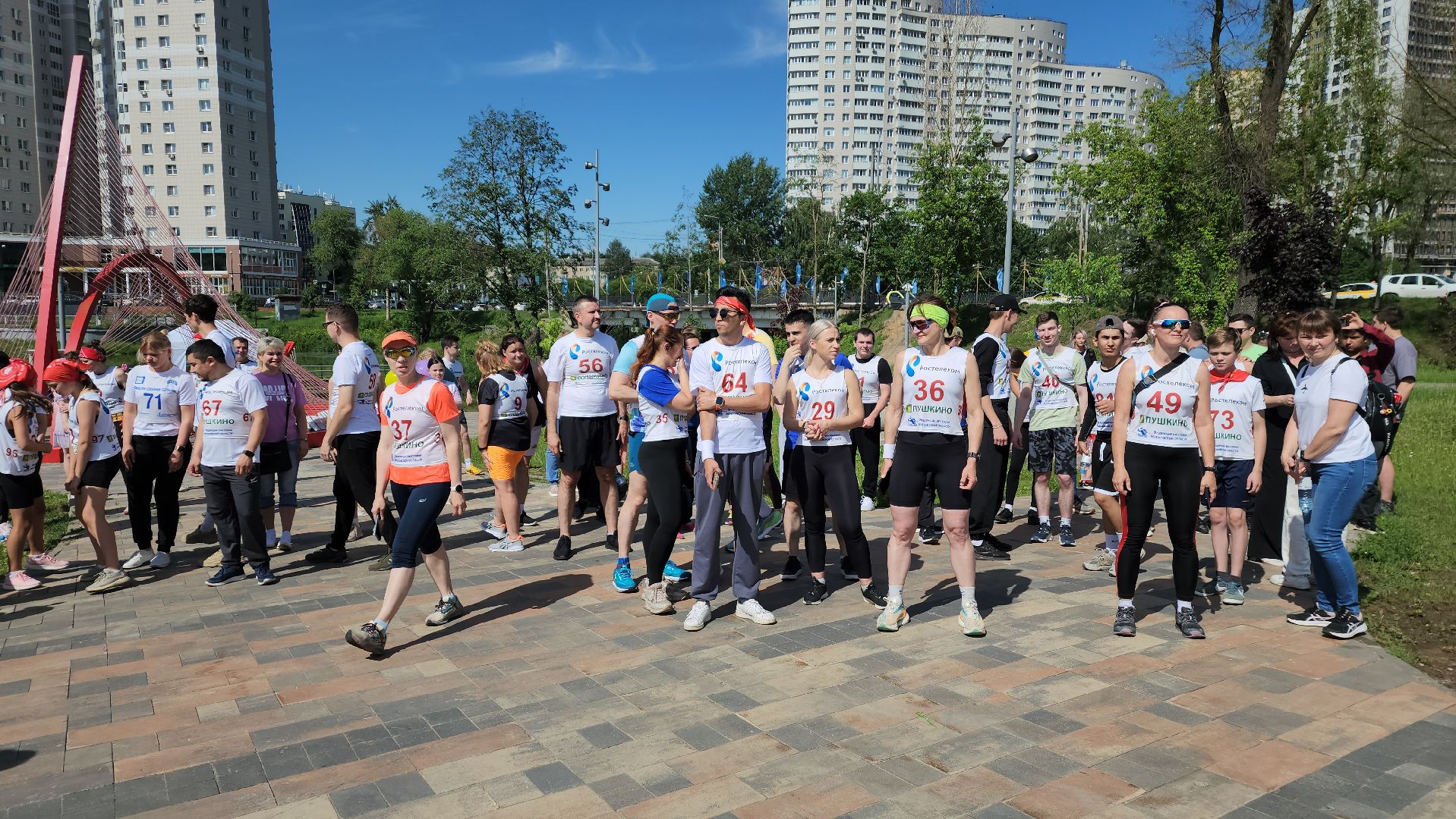 пушкино, забег, день медработника, спорт для всех, мероприятие, соревнование,