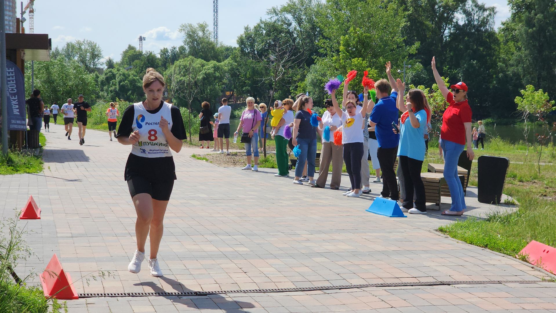 пушкино, забег, день медработника, спорт для всех, мероприятие, соревнование,