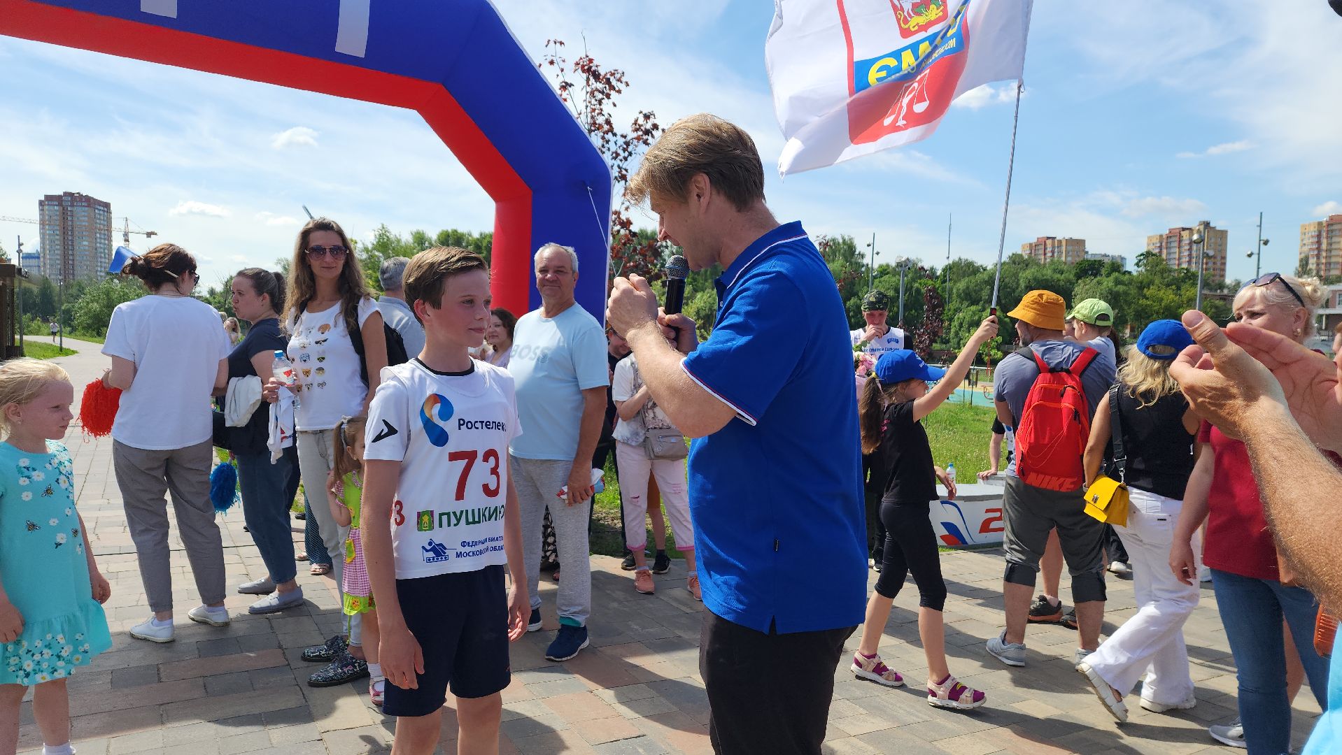 пушкино, забег, день медработника, спорт для всех, мероприятие, соревнование,
