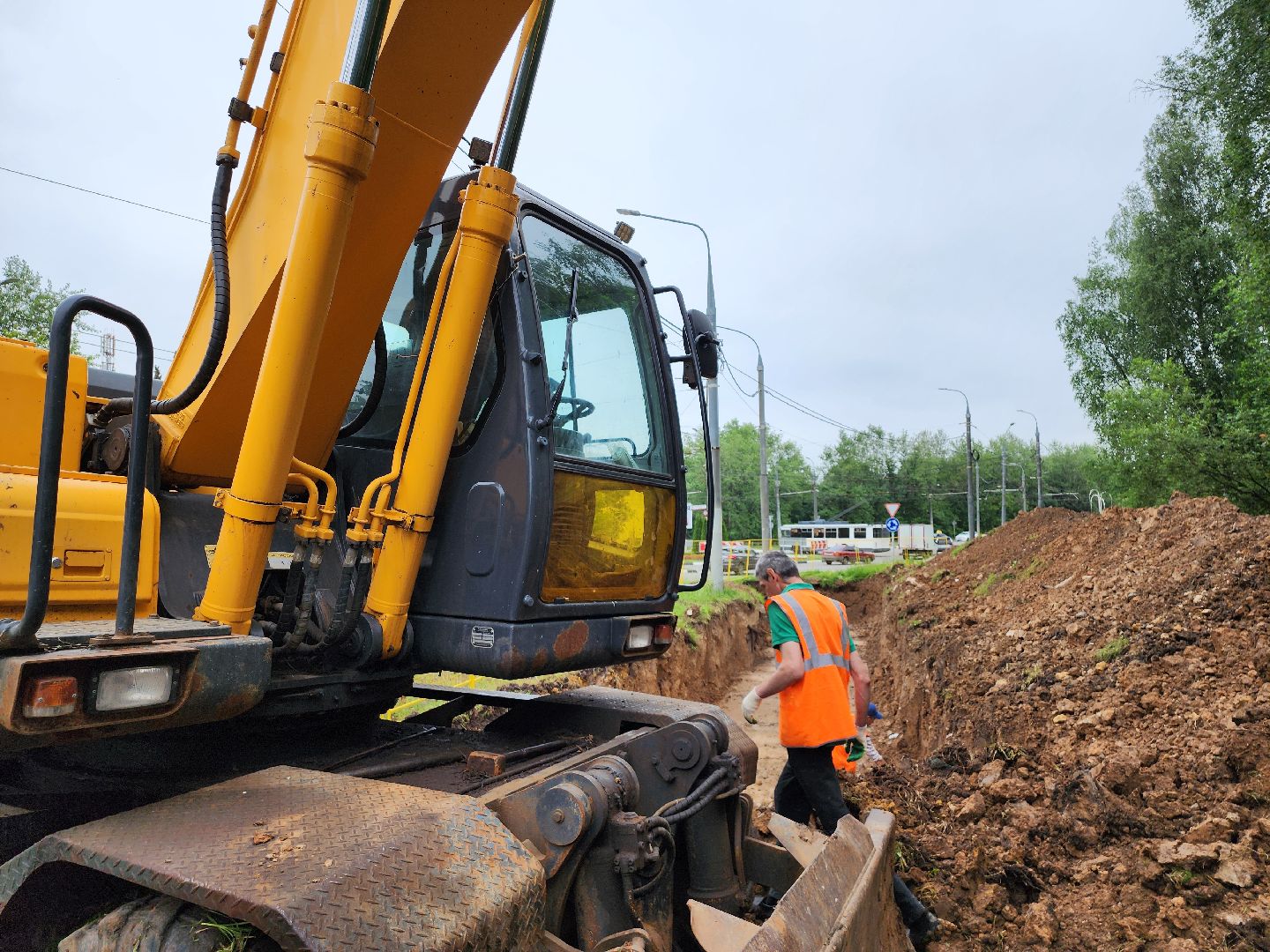 жкх, ремонт теплосети, модернизация сети теплоснабжения, ленинский округ, благоустройство, видное,