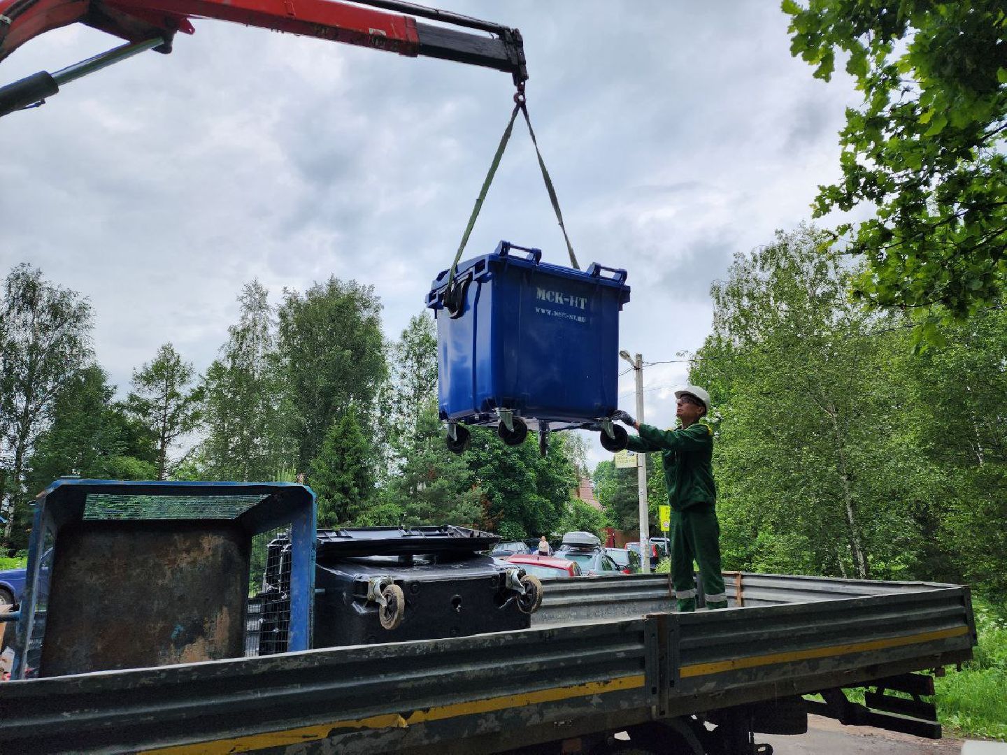 чехов, экология, контейнерная площадка, баки, мусорные контейнеры,