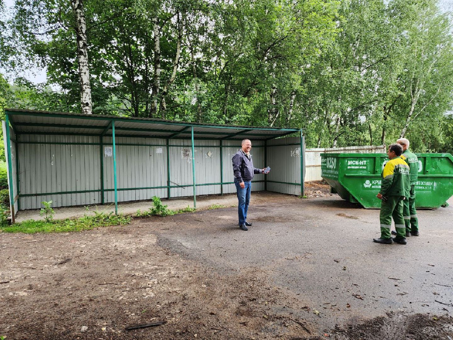 чехов, экология, контейнерная площадка, баки, мусорные контейнеры,