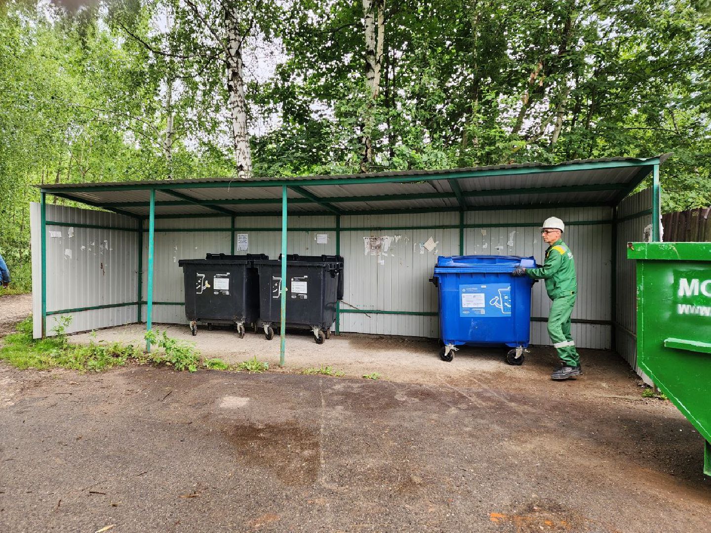 чехов, экология, контейнерная площадка, баки, мусорные контейнеры,