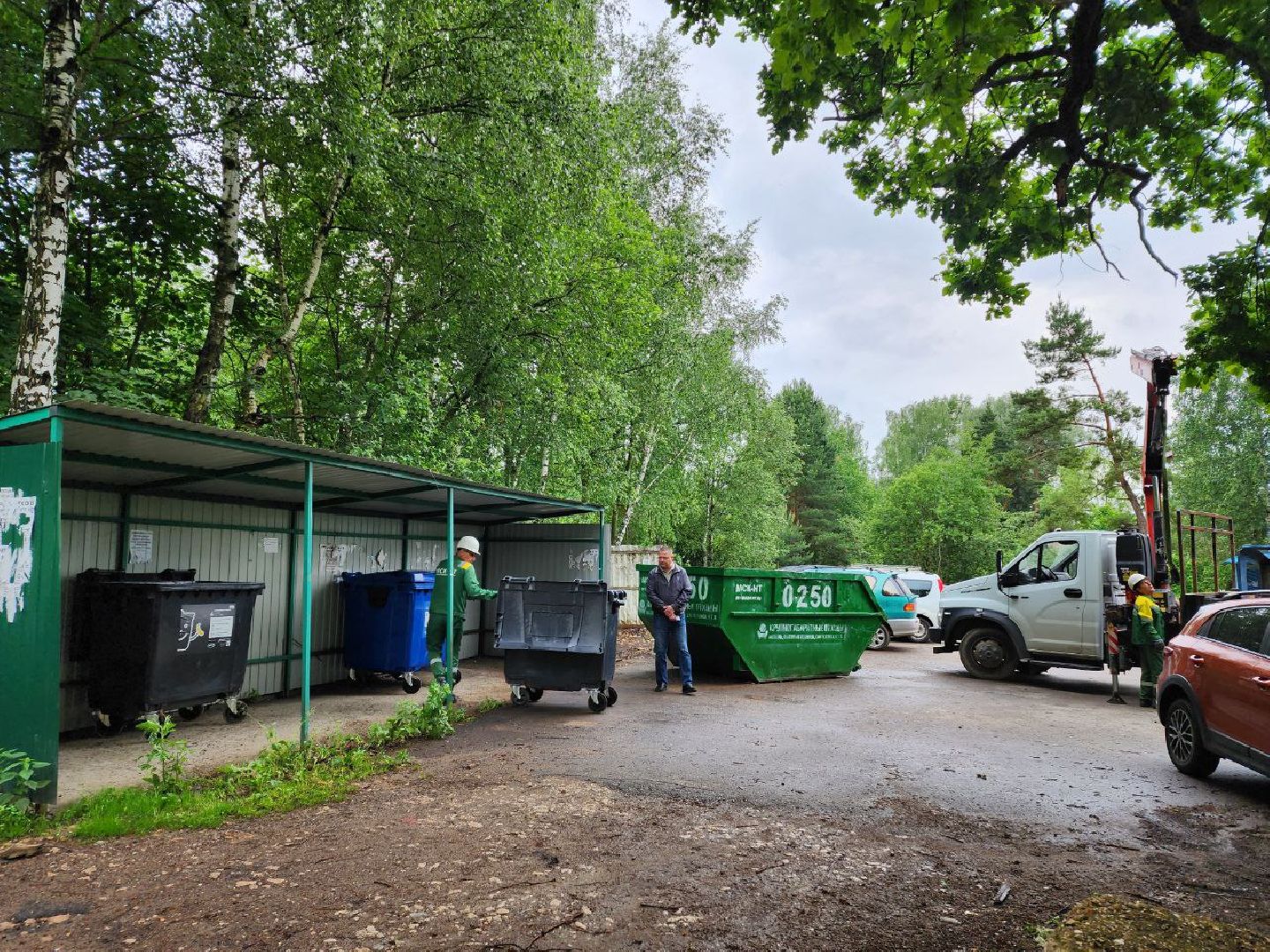 чехов, экология, контейнерная площадка, баки, мусорные контейнеры,