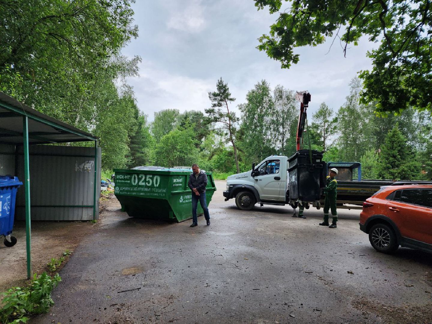 чехов, экология, контейнерная площадка, баки, мусорные контейнеры,