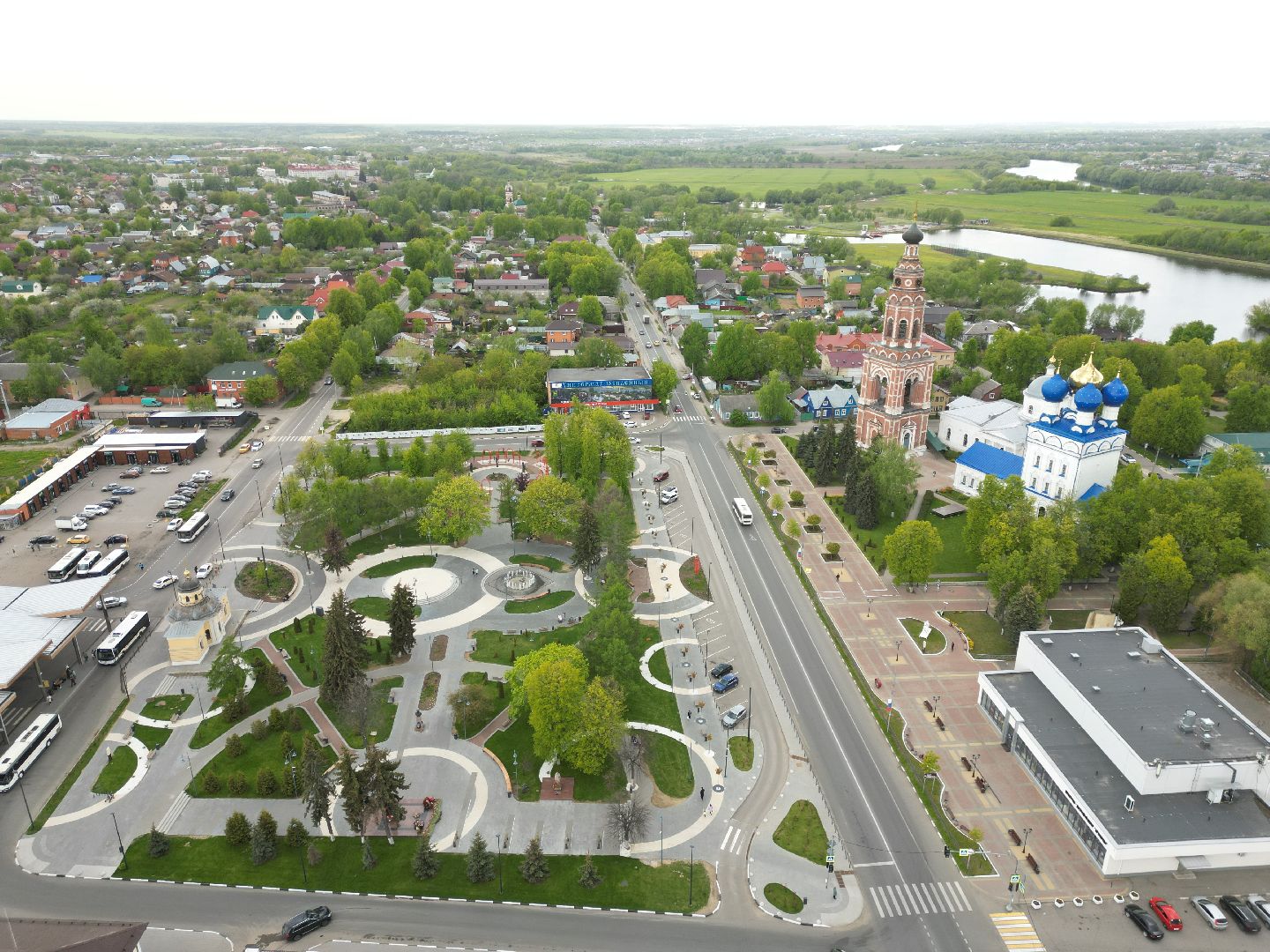 видео с коптера, бронницы, автовокзал,