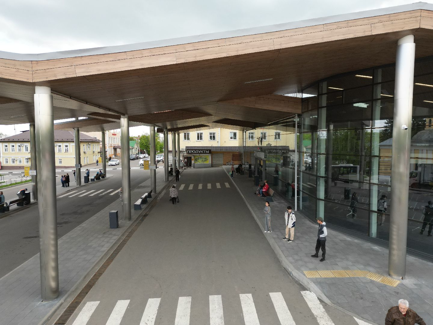 видео с коптера, бронницы, автовокзал,