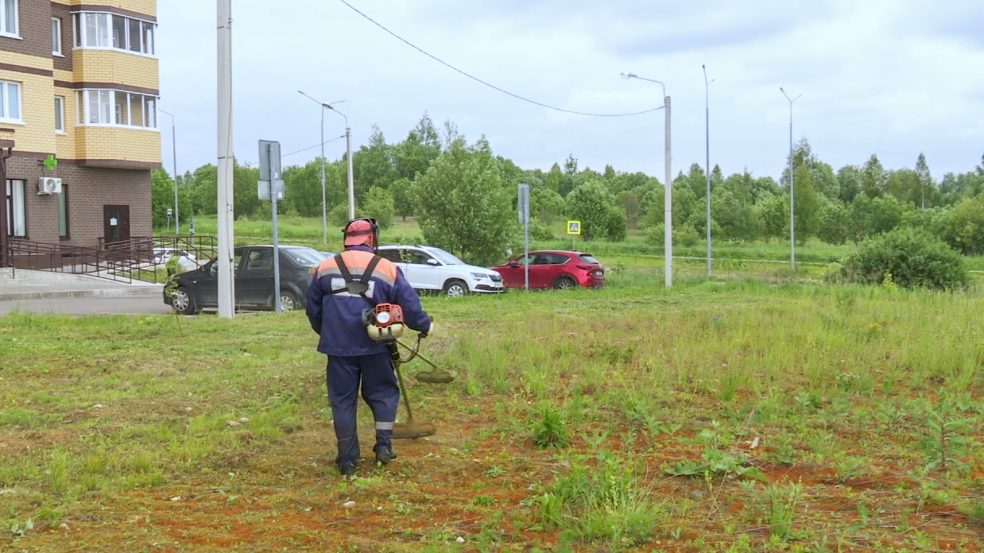 Клин, общество, ЖКХ, покос травы,