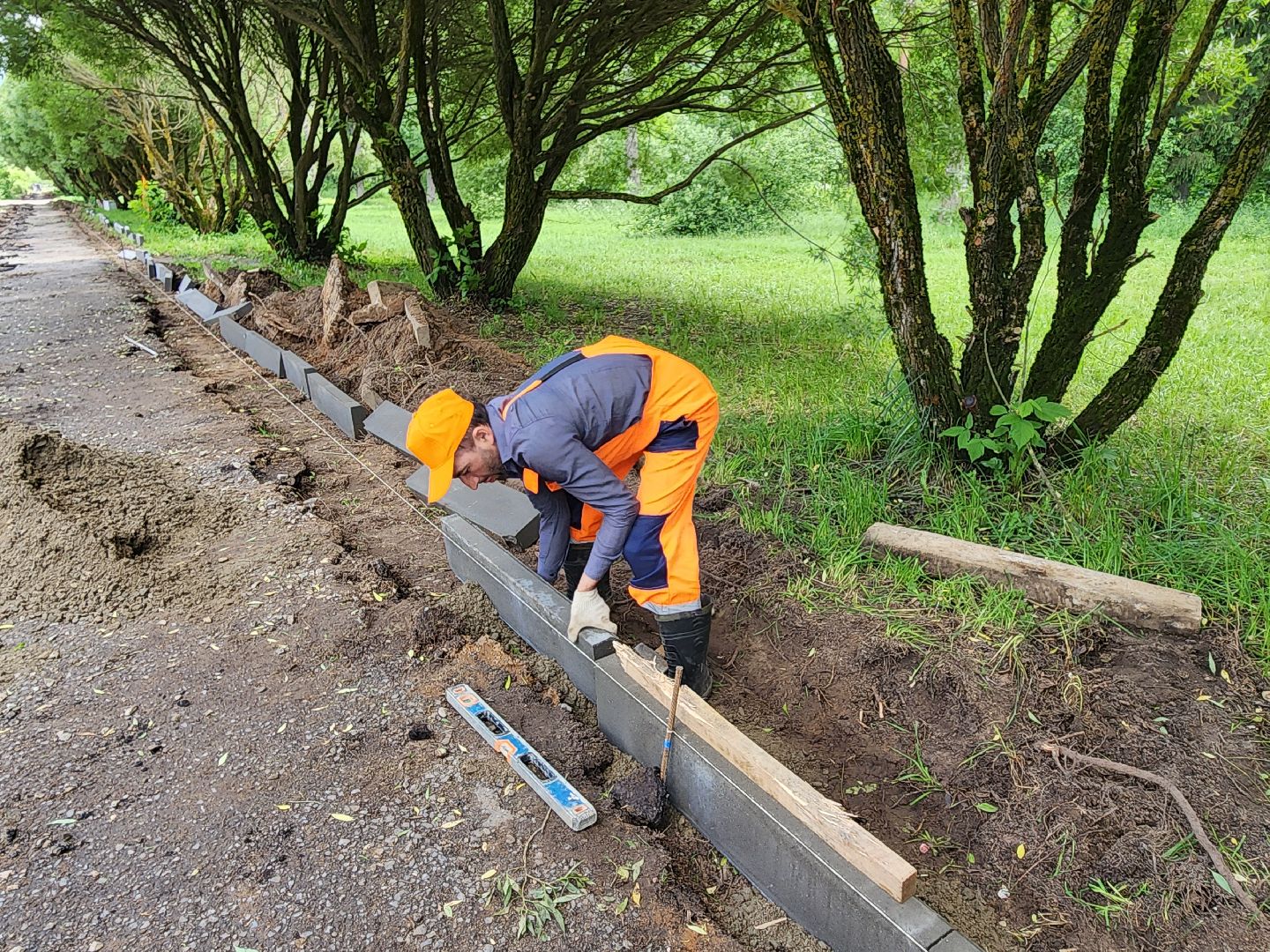 красноармейск, г.о. пушкинский, капремонт дороги, новый тротуар,