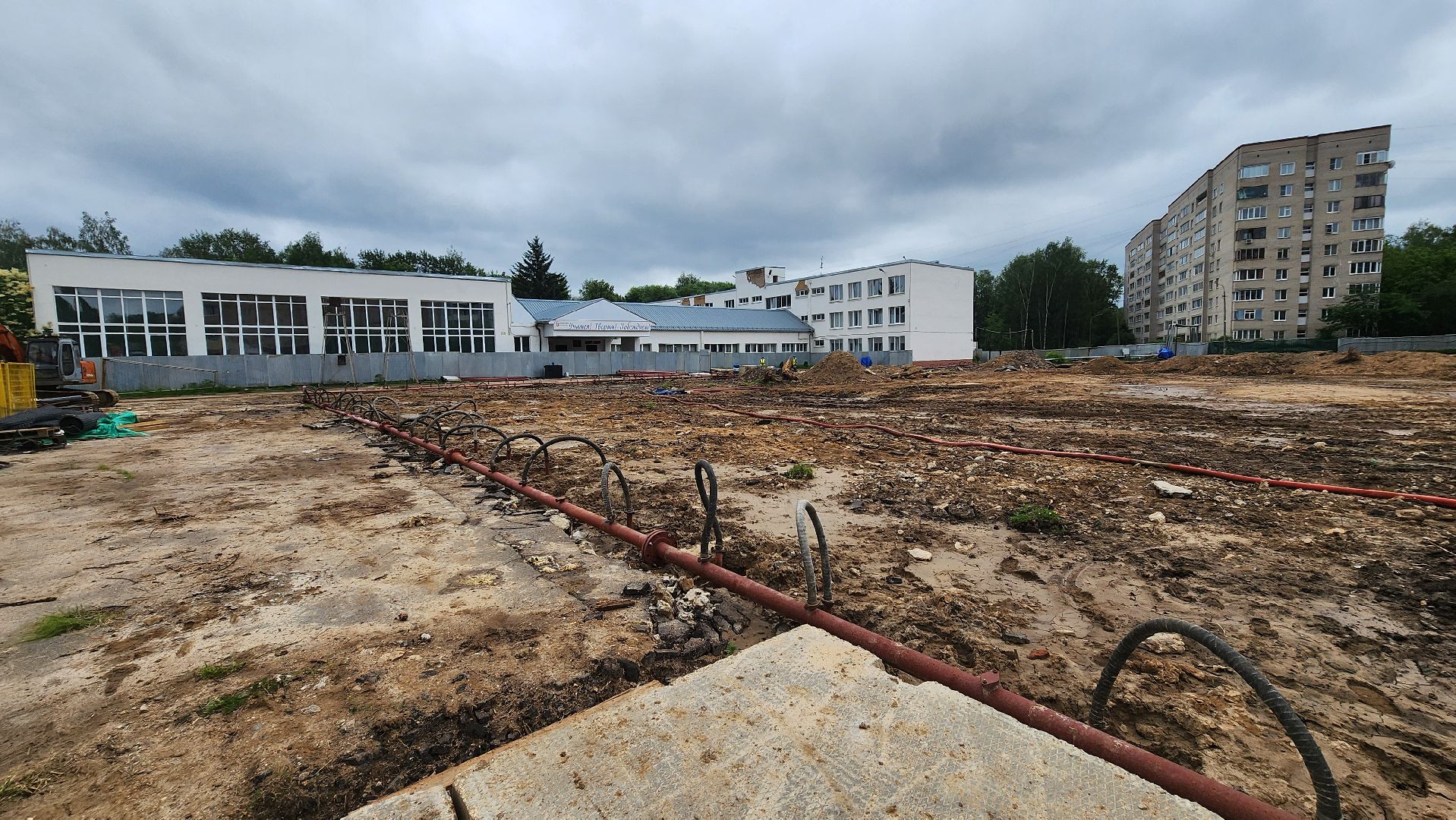 Солнечногорск, Строительство, гимназия 6 им драгунского,