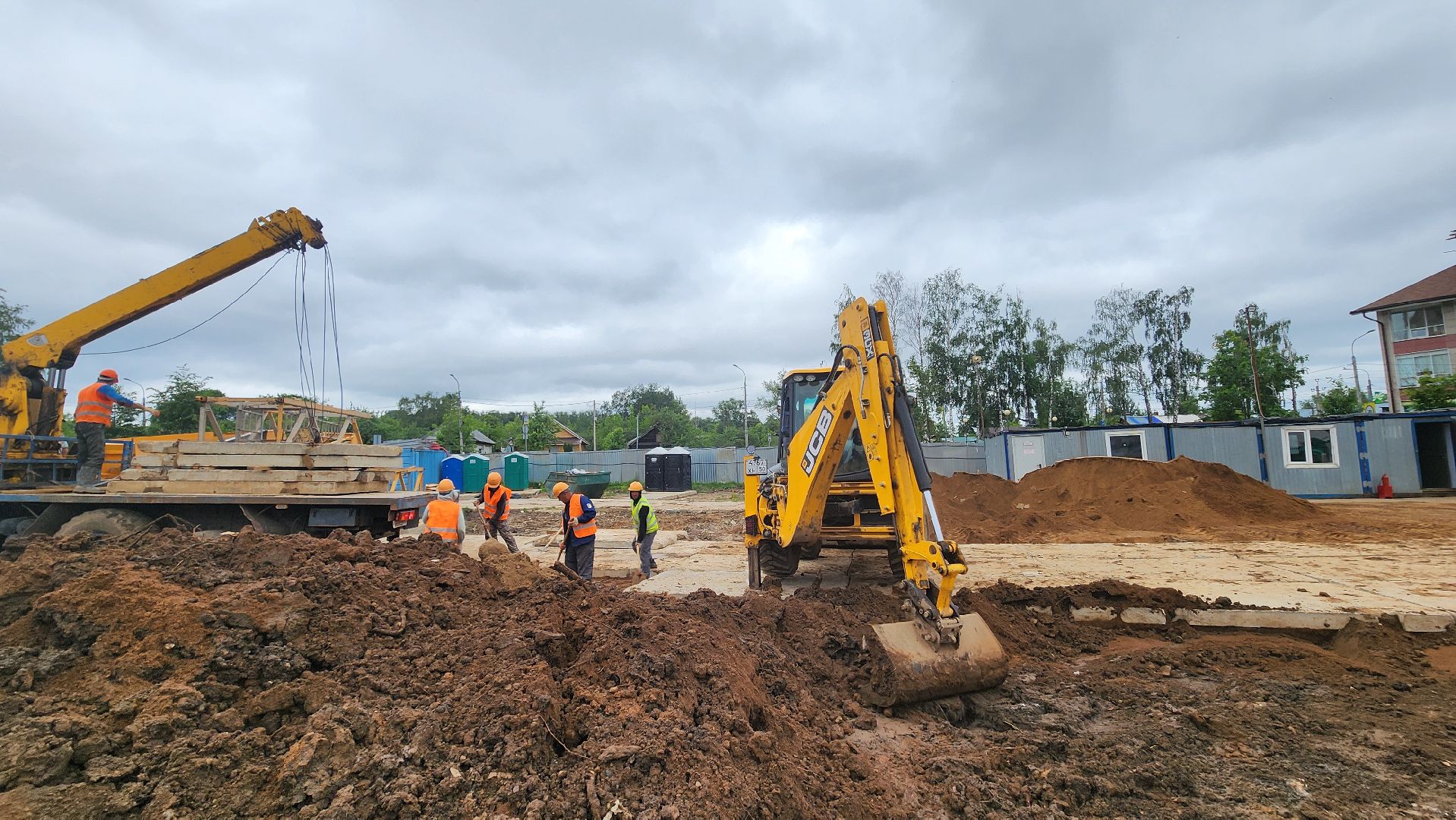 Солнечногорск, Строительство, гимназия 6 им драгунского,