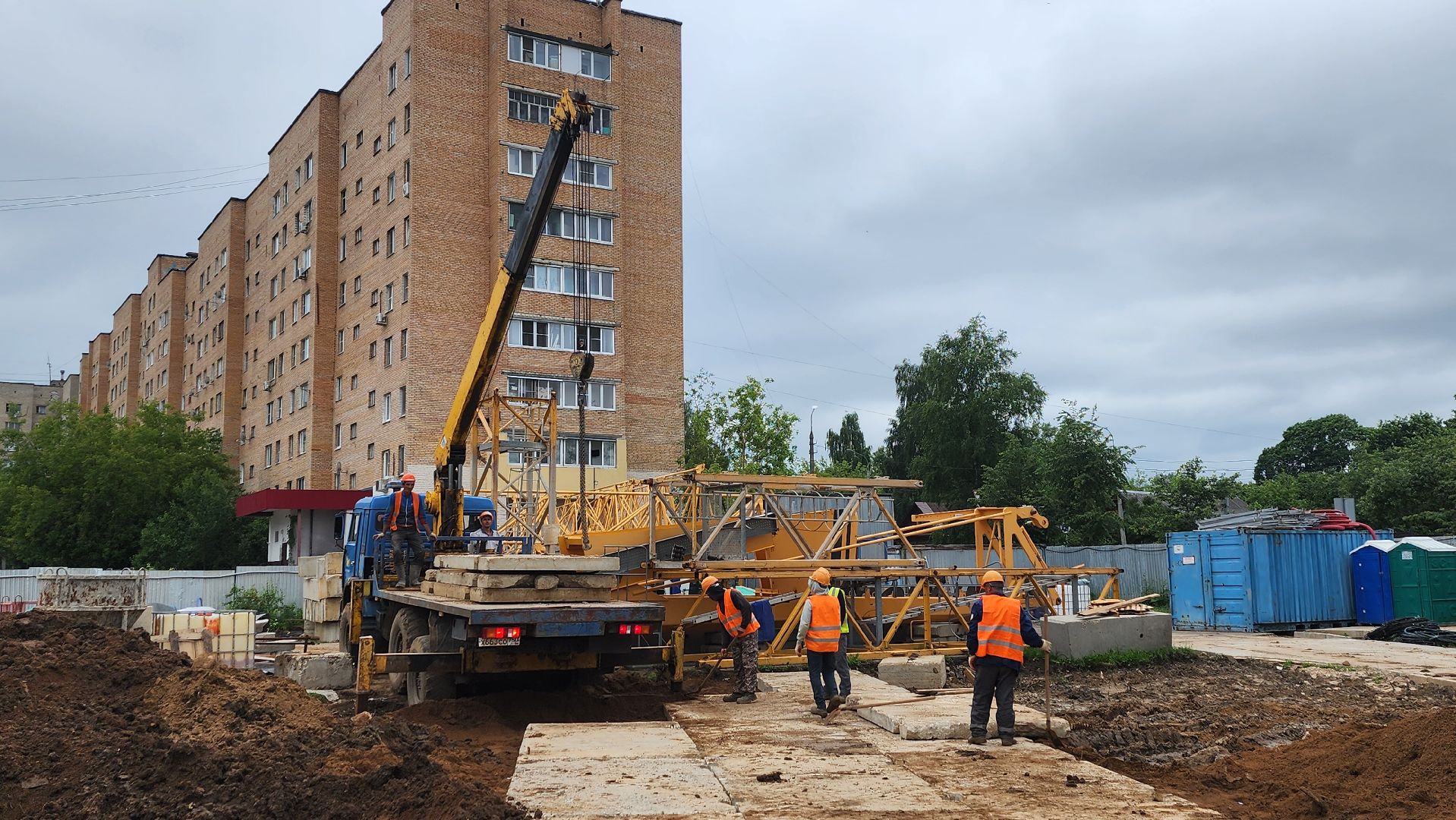 Солнечногорск, Строительство, гимназия 6 им драгунского,