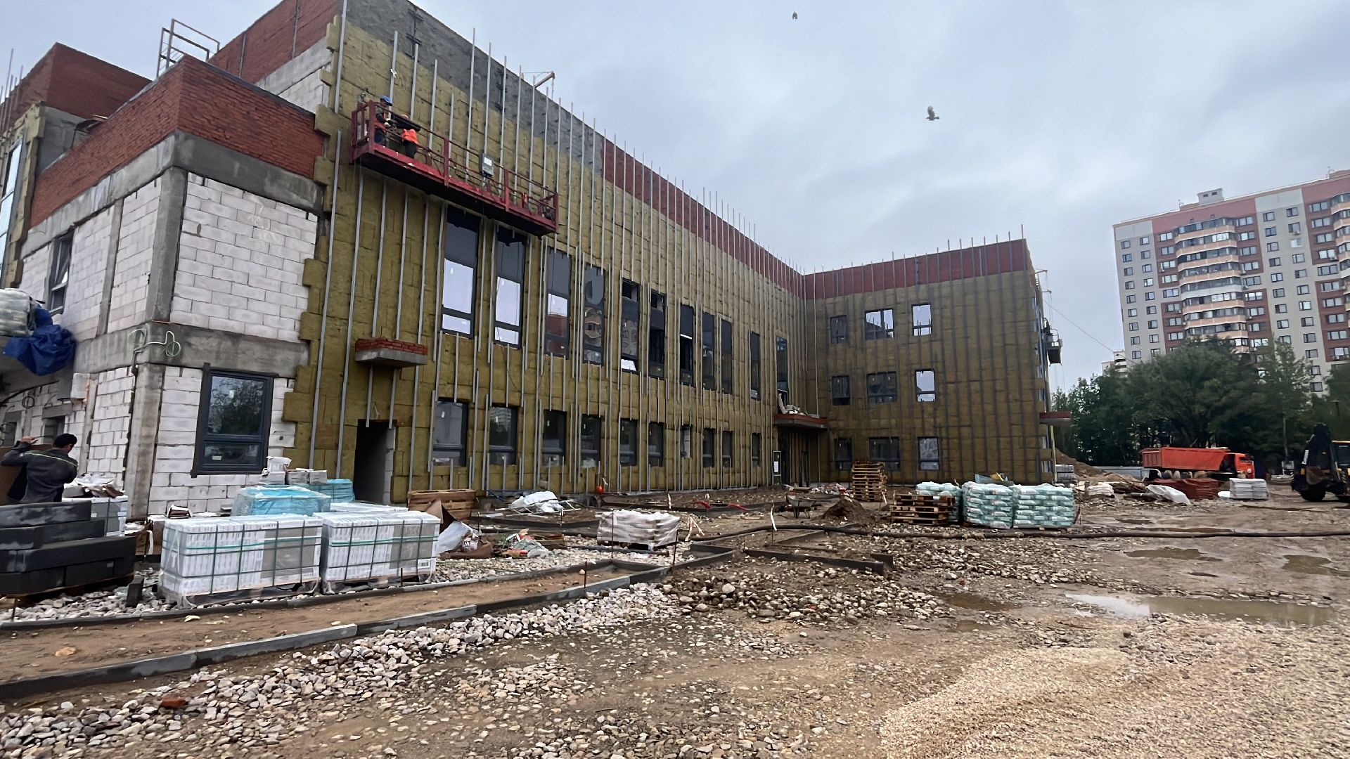 строительство, строительные материалы, строительные работы, дети, детский сад,