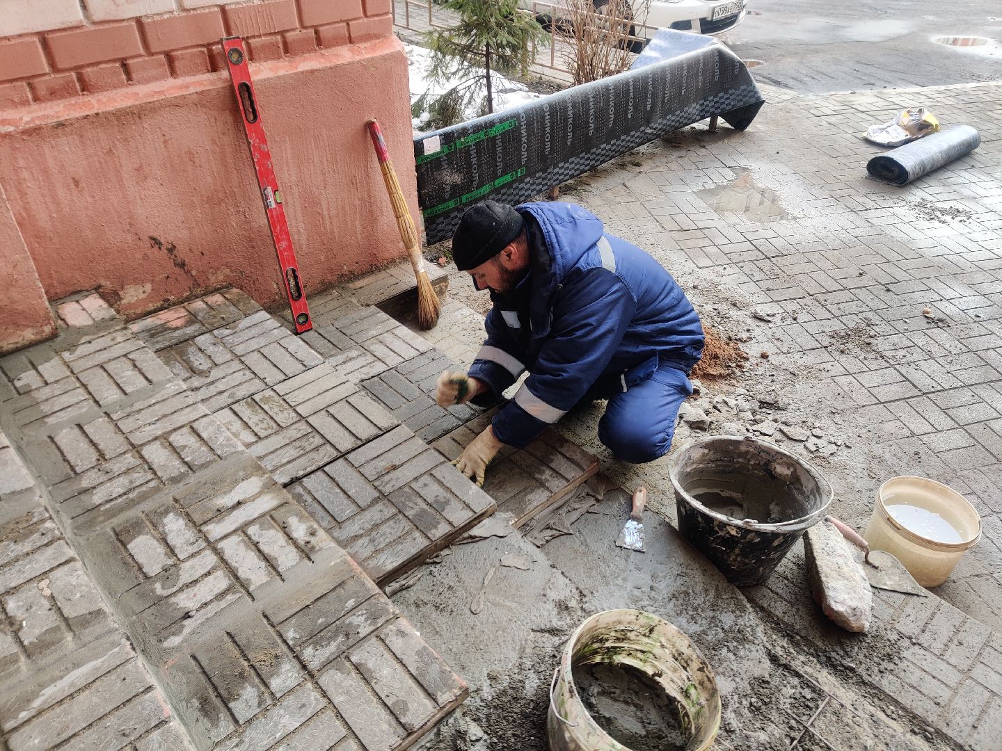 Красноармейск, перемены, ремонт лестницы, оживлённый маршрут, новые ступеньки, управляющая компания