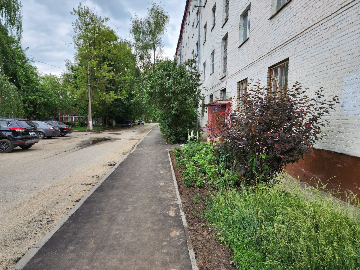 раменское, благоустройство, комплексное благоустройство двора домов на улице Гурьева,