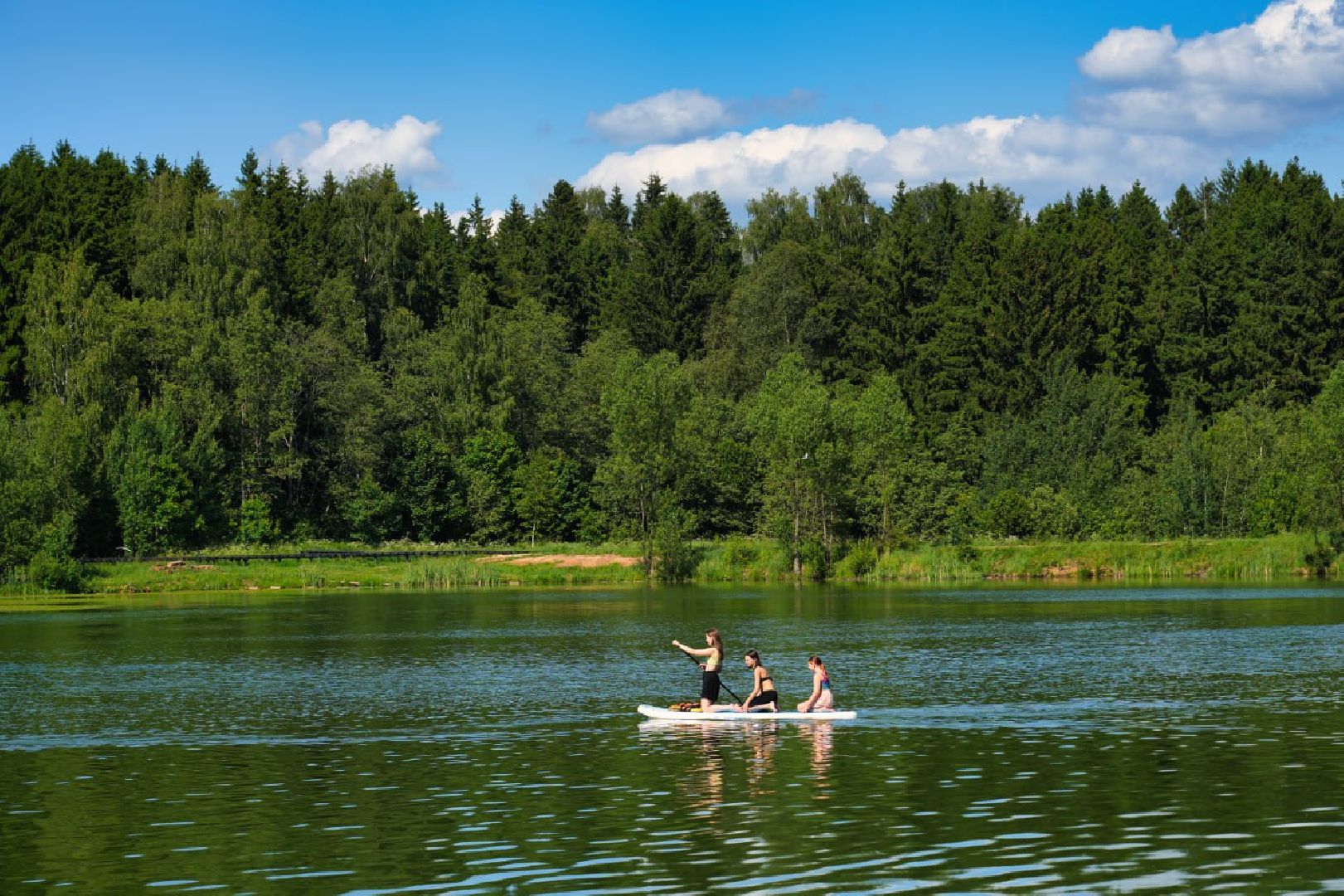 Сергиев Посад, Парки в лесу, Сергиево-Посадский городской округ, Лесопарк, Благоустройство, Загорское море,
