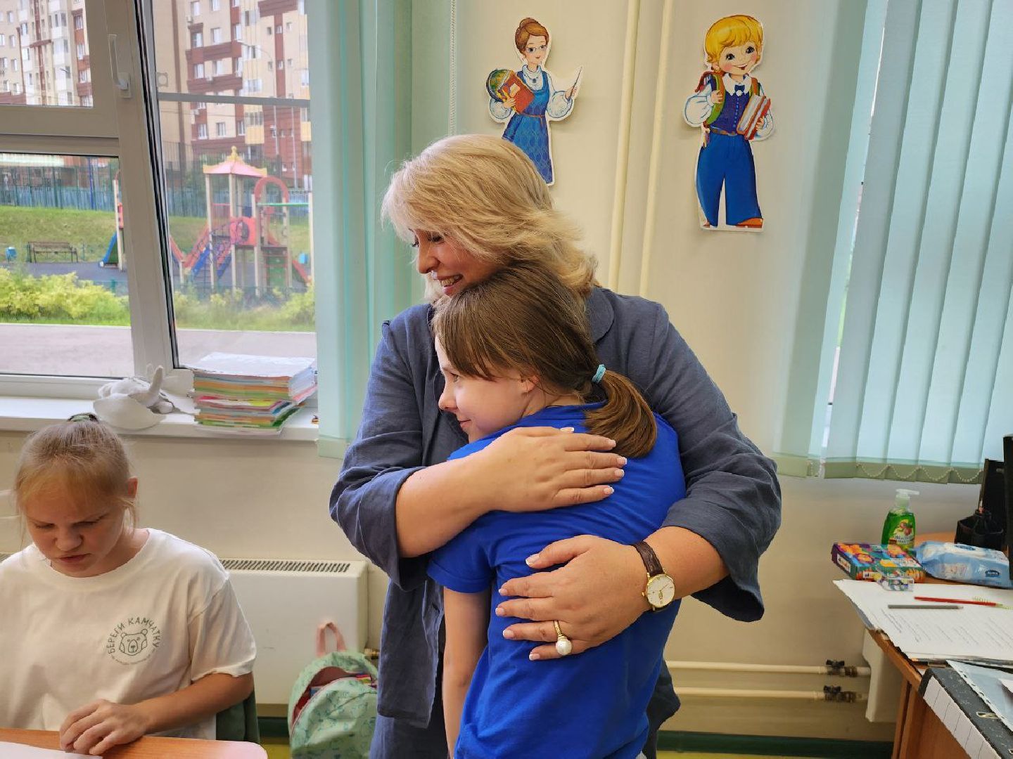 детский лагерь, школьный лагерь, лопатинская сош, ленинский округ, депутат Кокоева, Единая Россия, лагерь дневного пребывания,