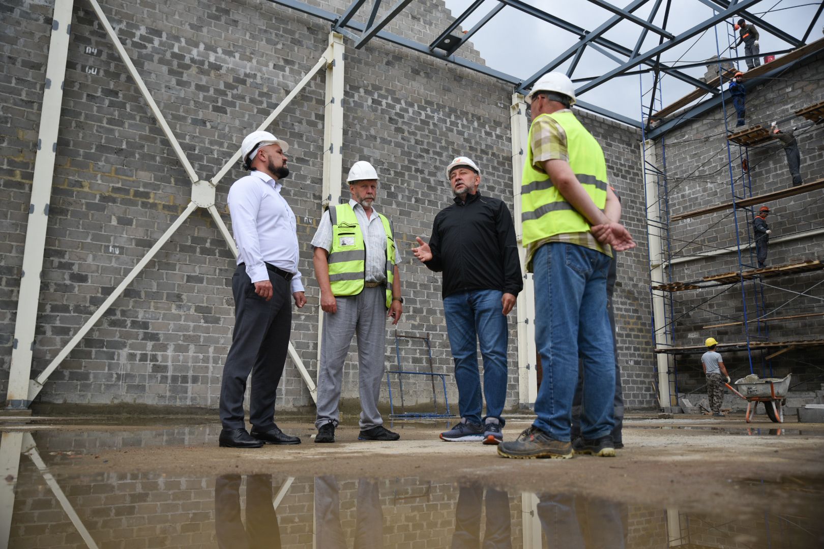 Бронницы, Строительство ФОК, Проверка хода строительства, Спорт,