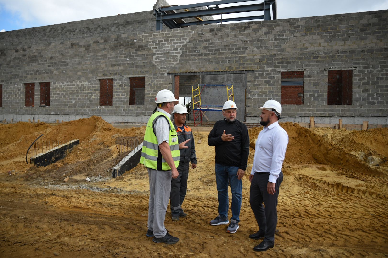 Бронницы, Строительство ФОК, Проверка хода строительства, Спорт,