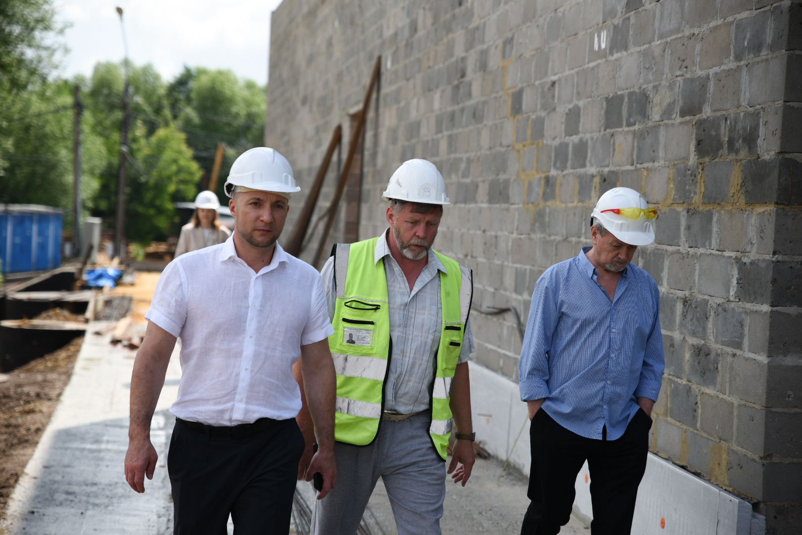 Бронницы, Строительство ФОК, Проверка хода строительства, Спорт,