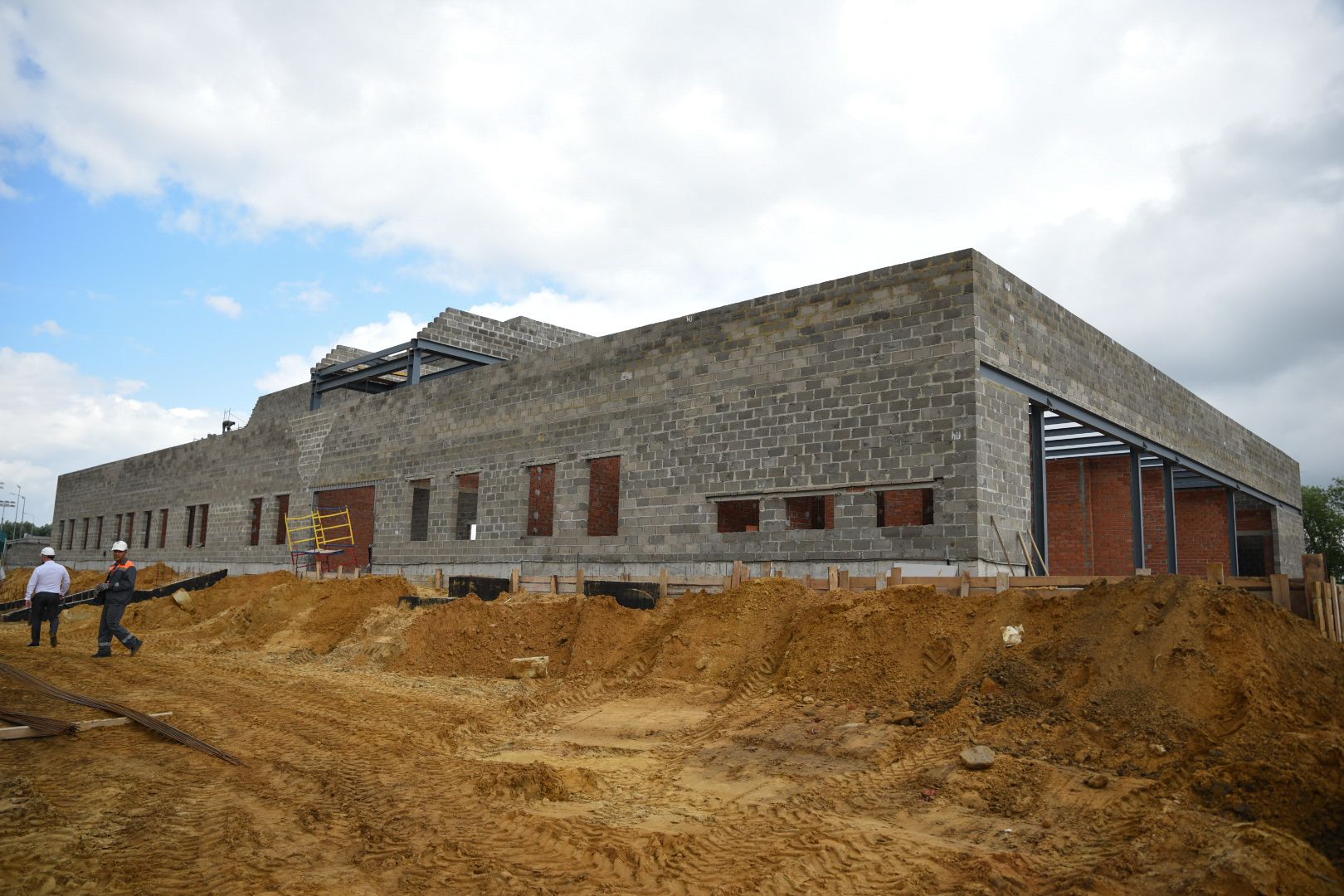 Бронницы, Строительство ФОК, Проверка хода строительства, Спорт,