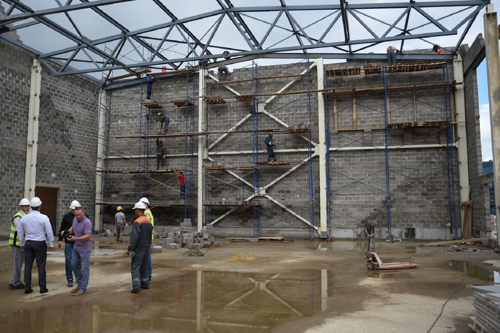 Бронницы, Строительство ФОК, Проверка хода строительства, Спорт,