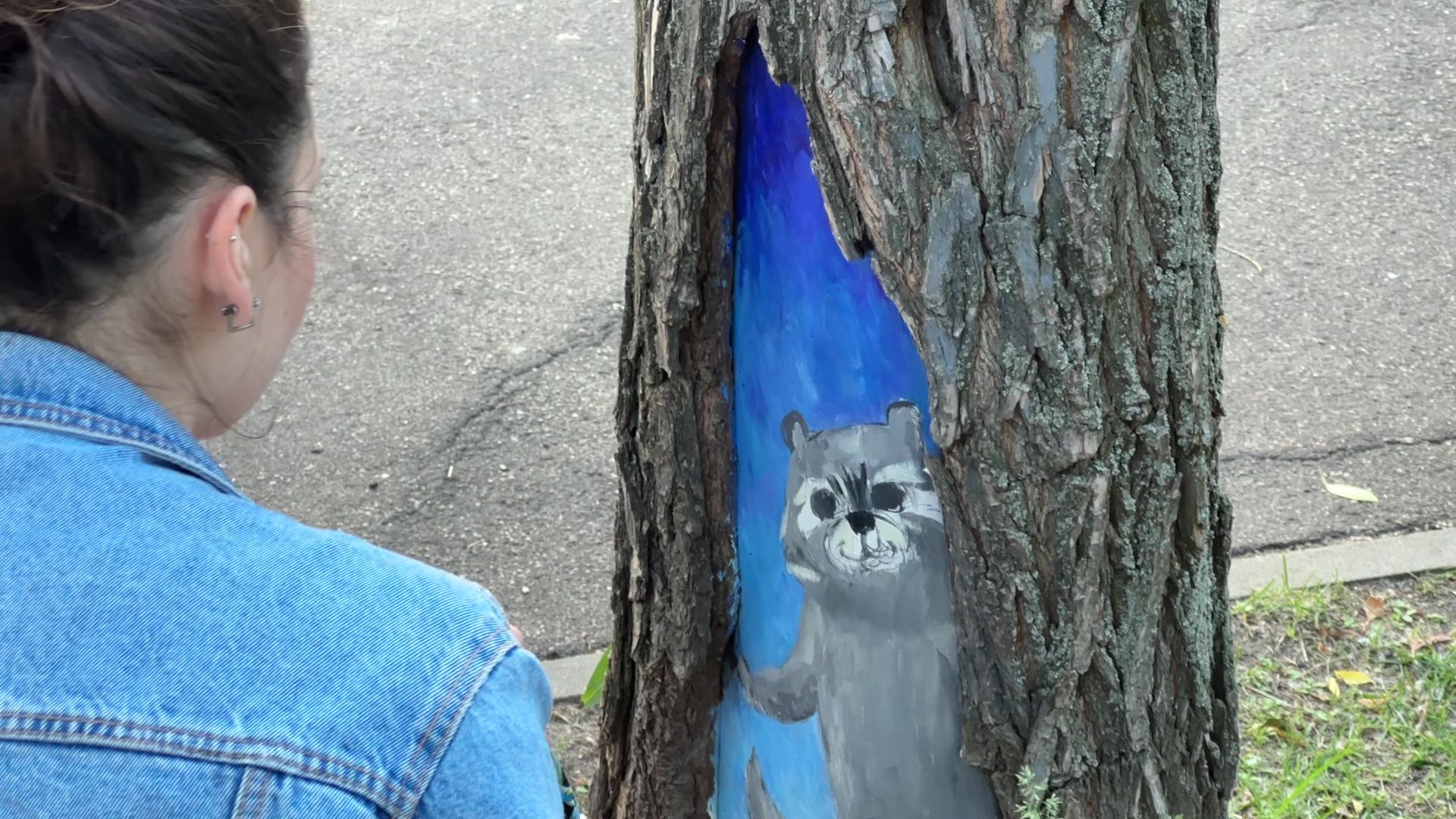 Реутов, парк, спаси дерево, рисунки, художник,