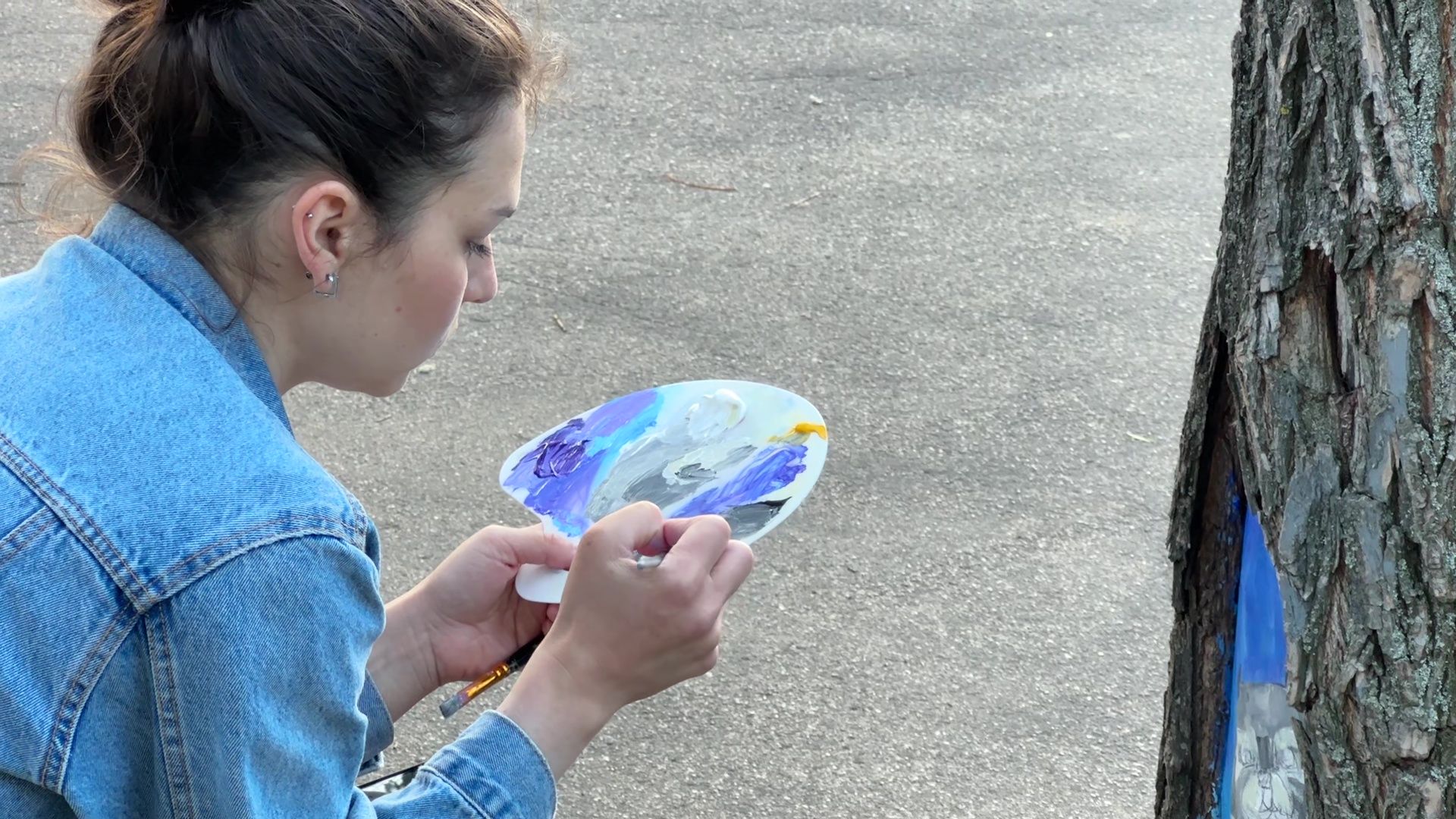 Реутов, парк, спаси дерево, рисунки, художник,