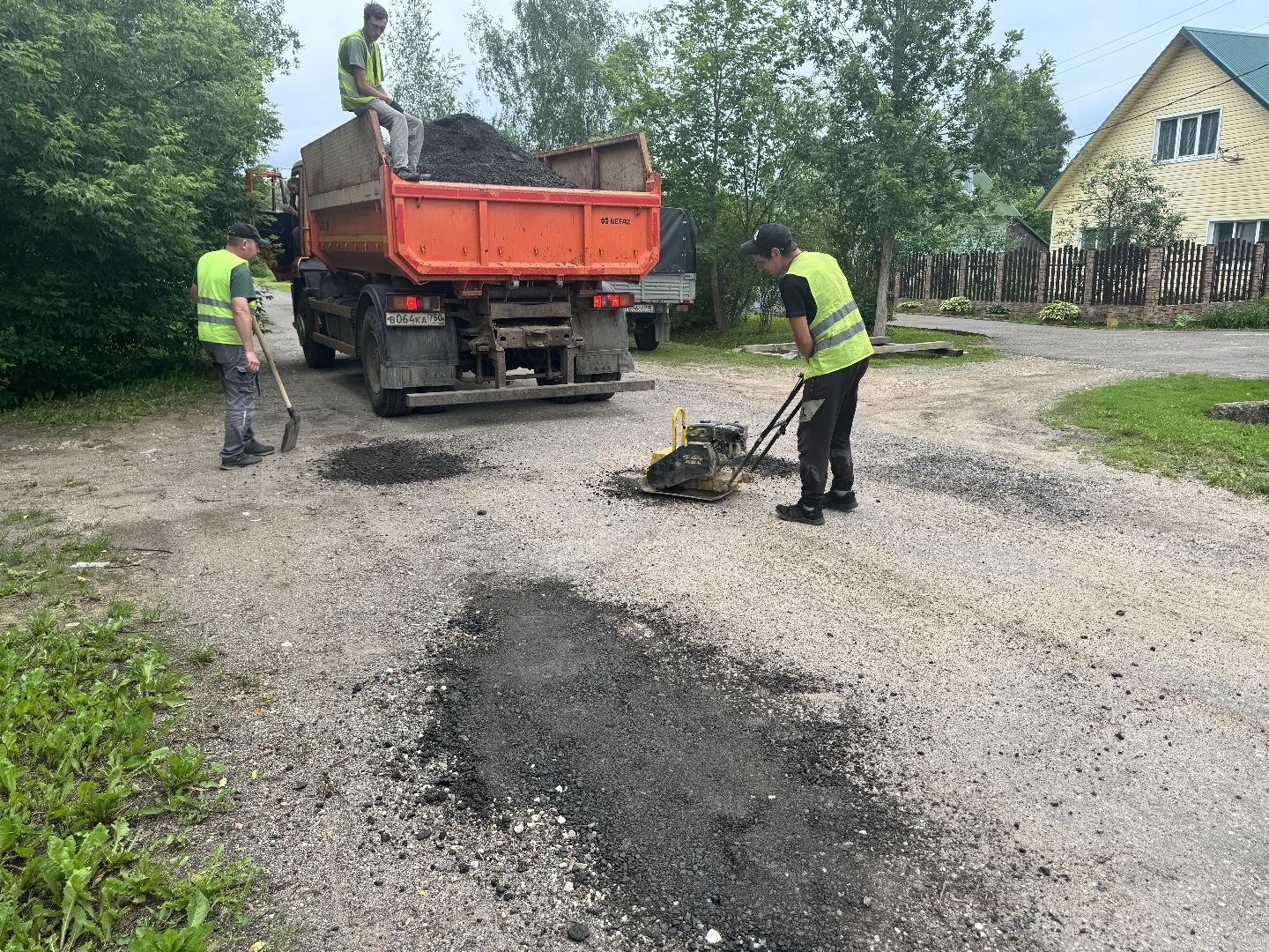 шаховская, ямочный ремонт, коммунальная служба,