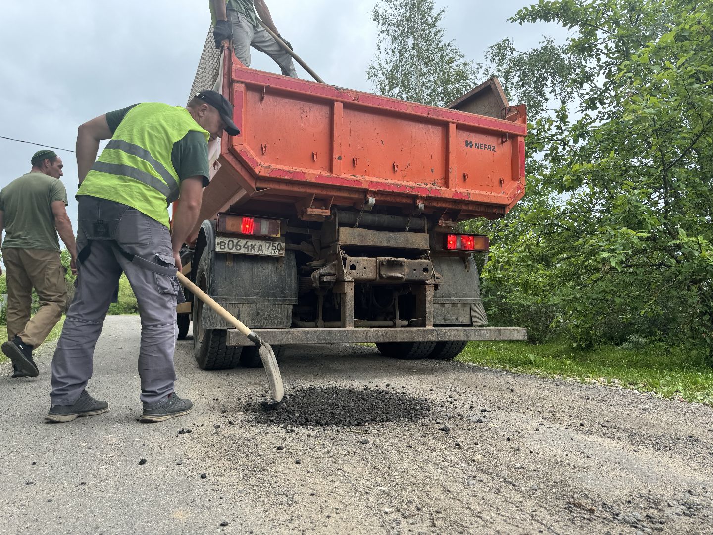 шаховская, ямочный ремонт, коммунальная служба,