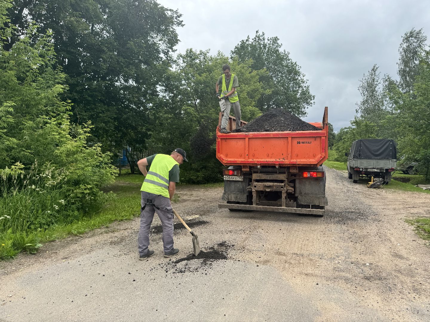шаховская, ямочный ремонт, коммунальная служба,