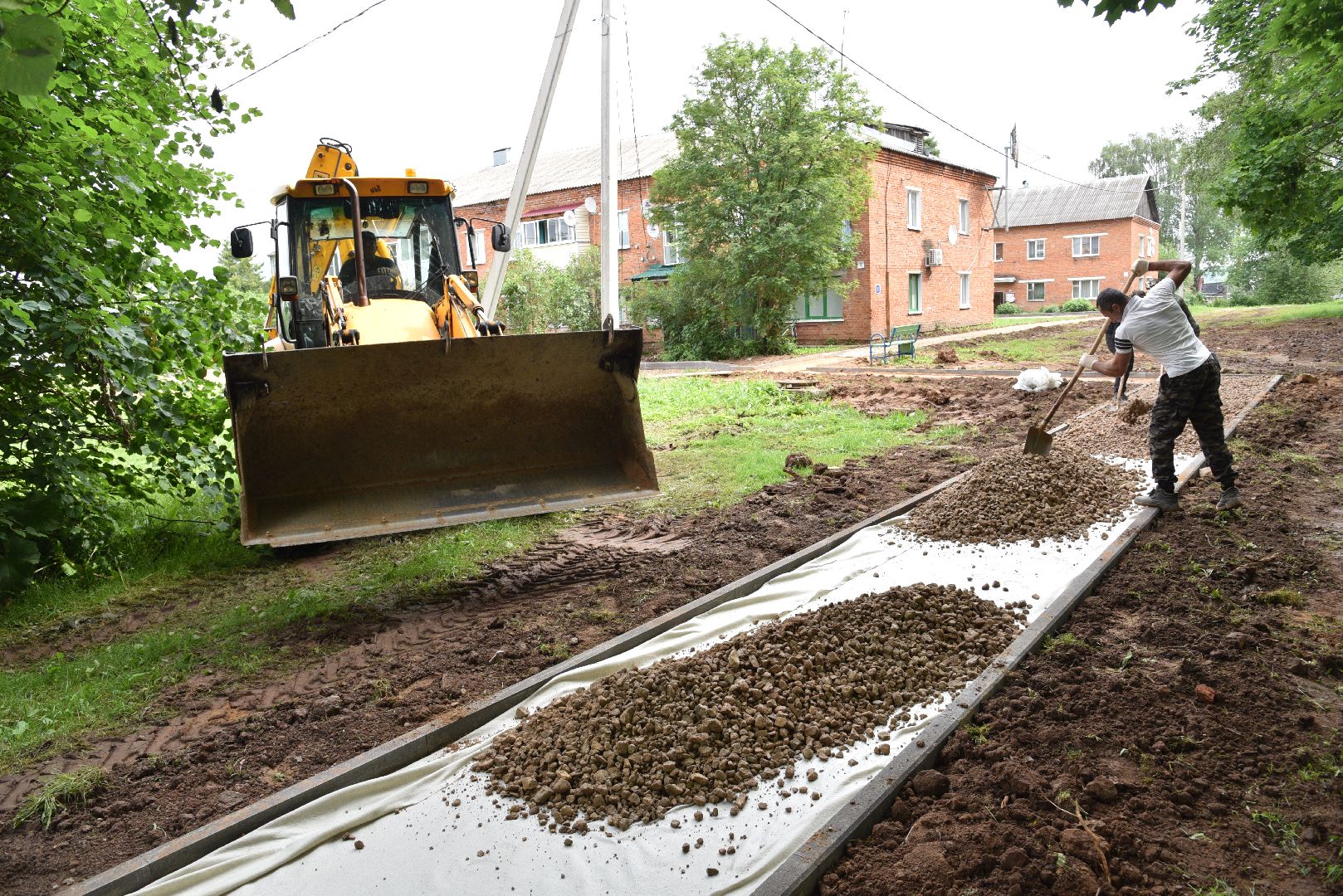 лотошино, микулино, благоустройство, дворовые территории,
