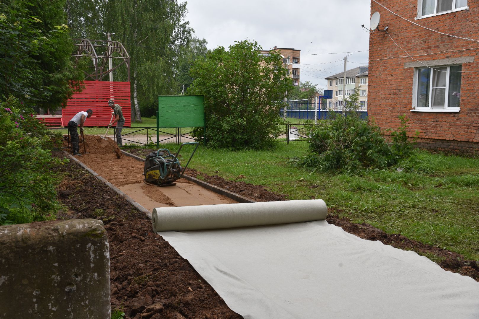 лотошино, микулино, благоустройство, дворовые территории,